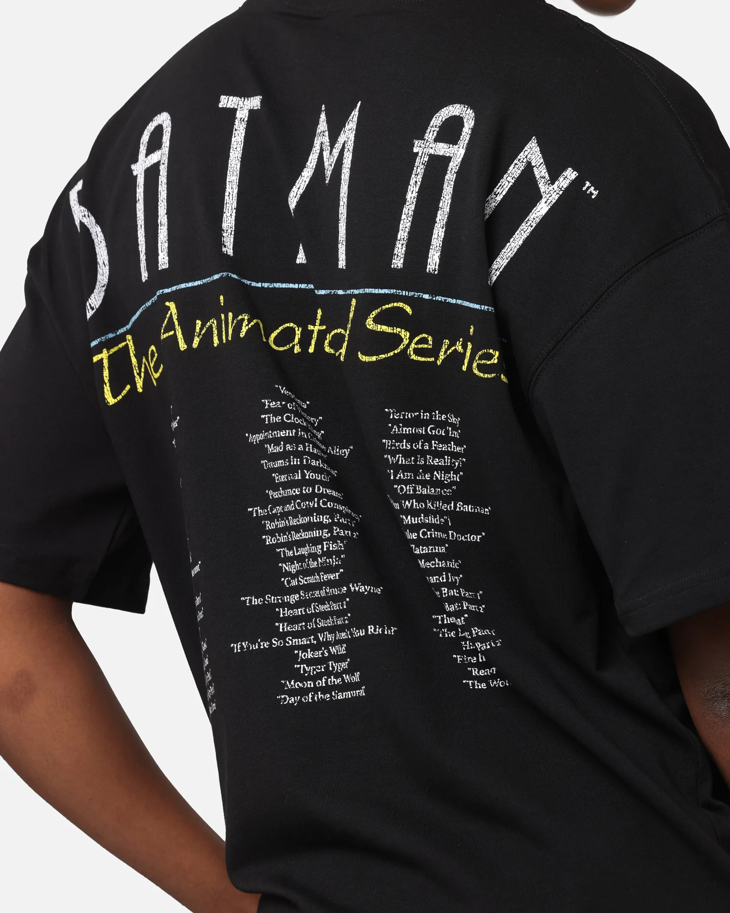 American Thrift X DC 1993 Batman Vintage T-Shirt Black - Image 8
