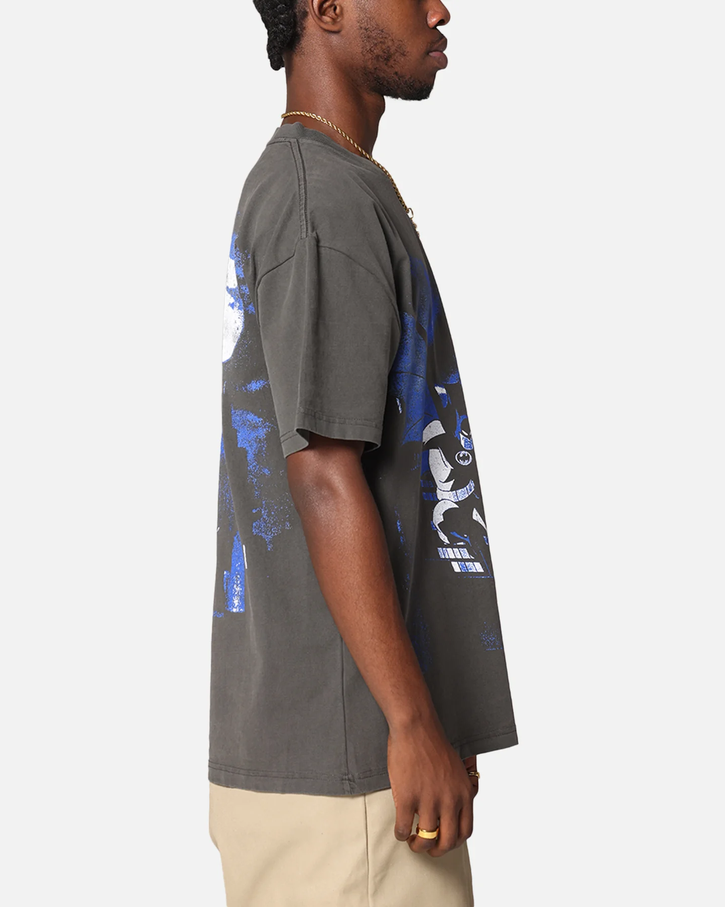 American Thrift X DC Batman The Animated Series Heavy T-Shirt Black Wash - Image 5