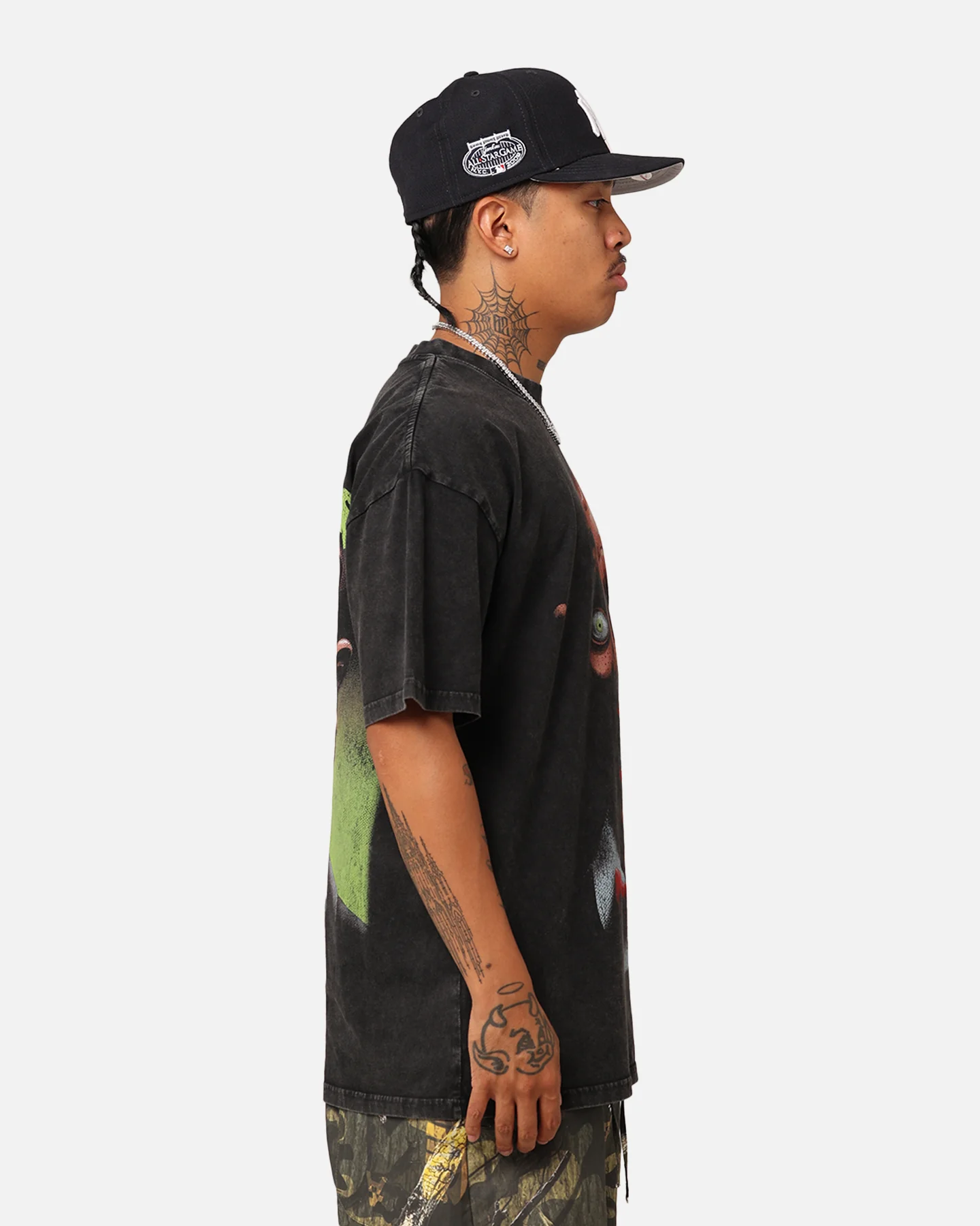 American Thrift X Goosebumps Living Dummy Vintage T-Shirt Black Wash - Image 6