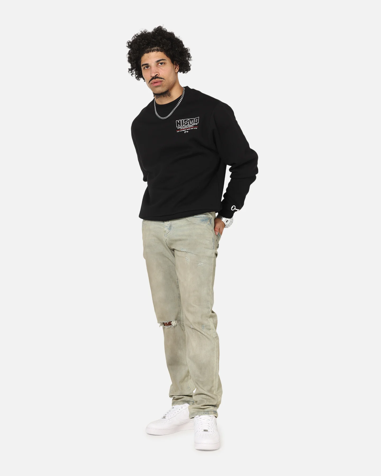 Key Street Nissan Nismo Classic Crewneck Black - Image 4