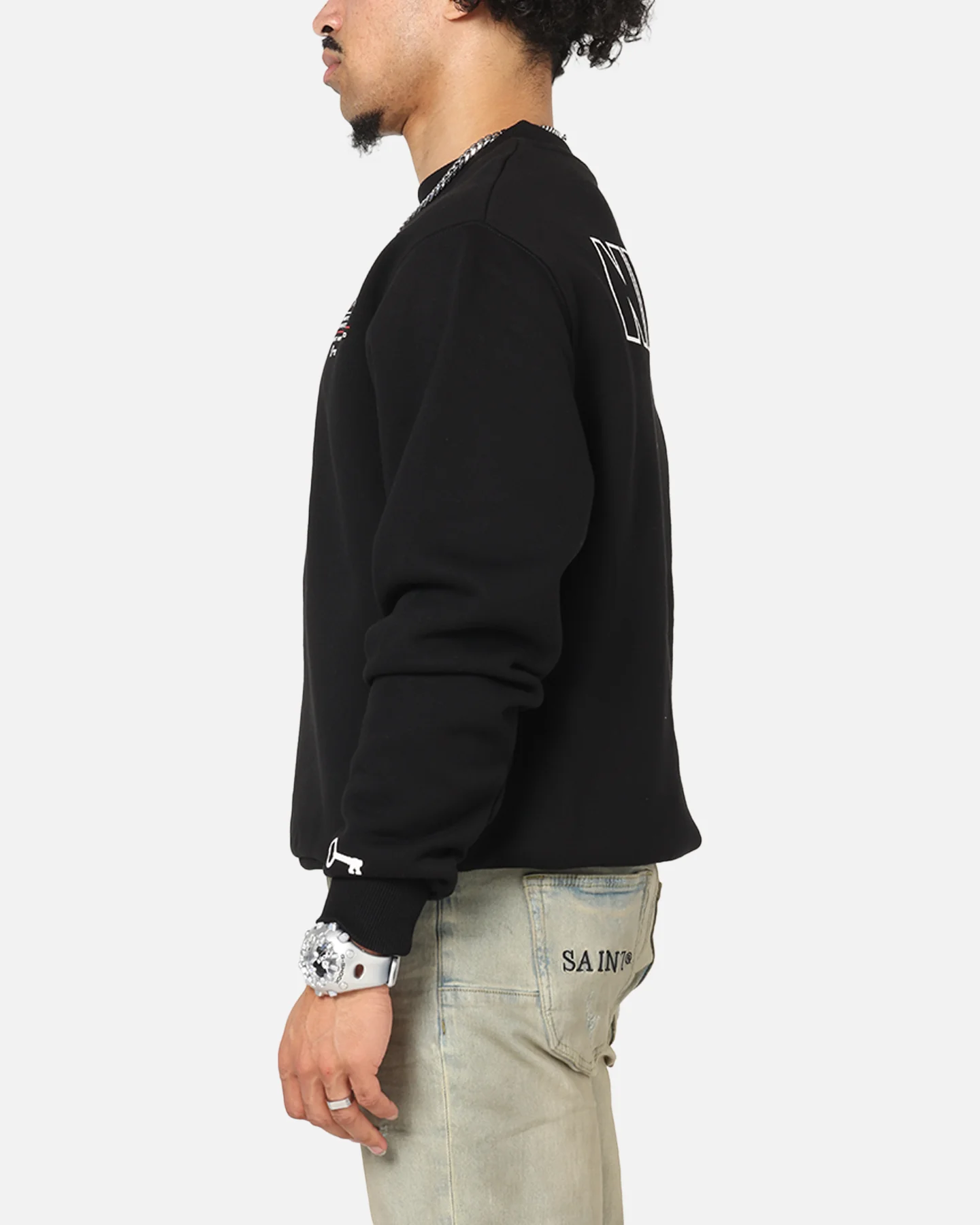 Key Street Nissan Nismo Classic Crewneck Black - Image 6