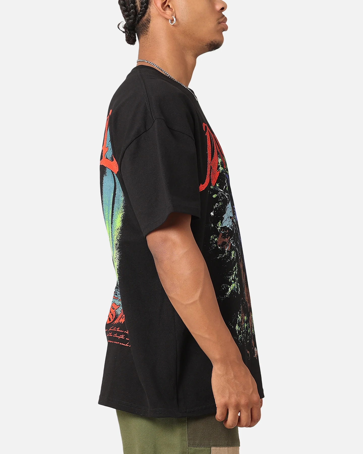 American Thrift X The Lord Of The Rings Nazgul Heavy Vintage T-Shirt Black - Image 5