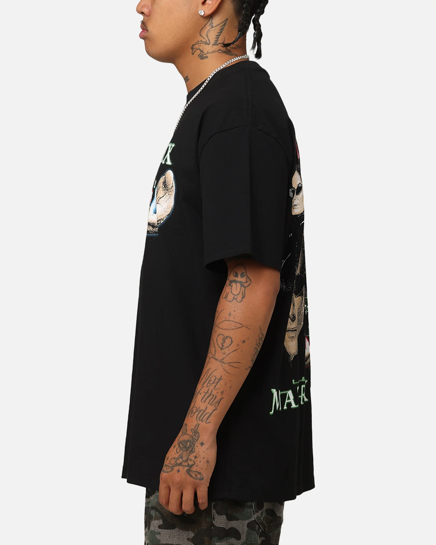 American Thrift X The Matrix Pills Heavy T-Shirt Black - Image 6