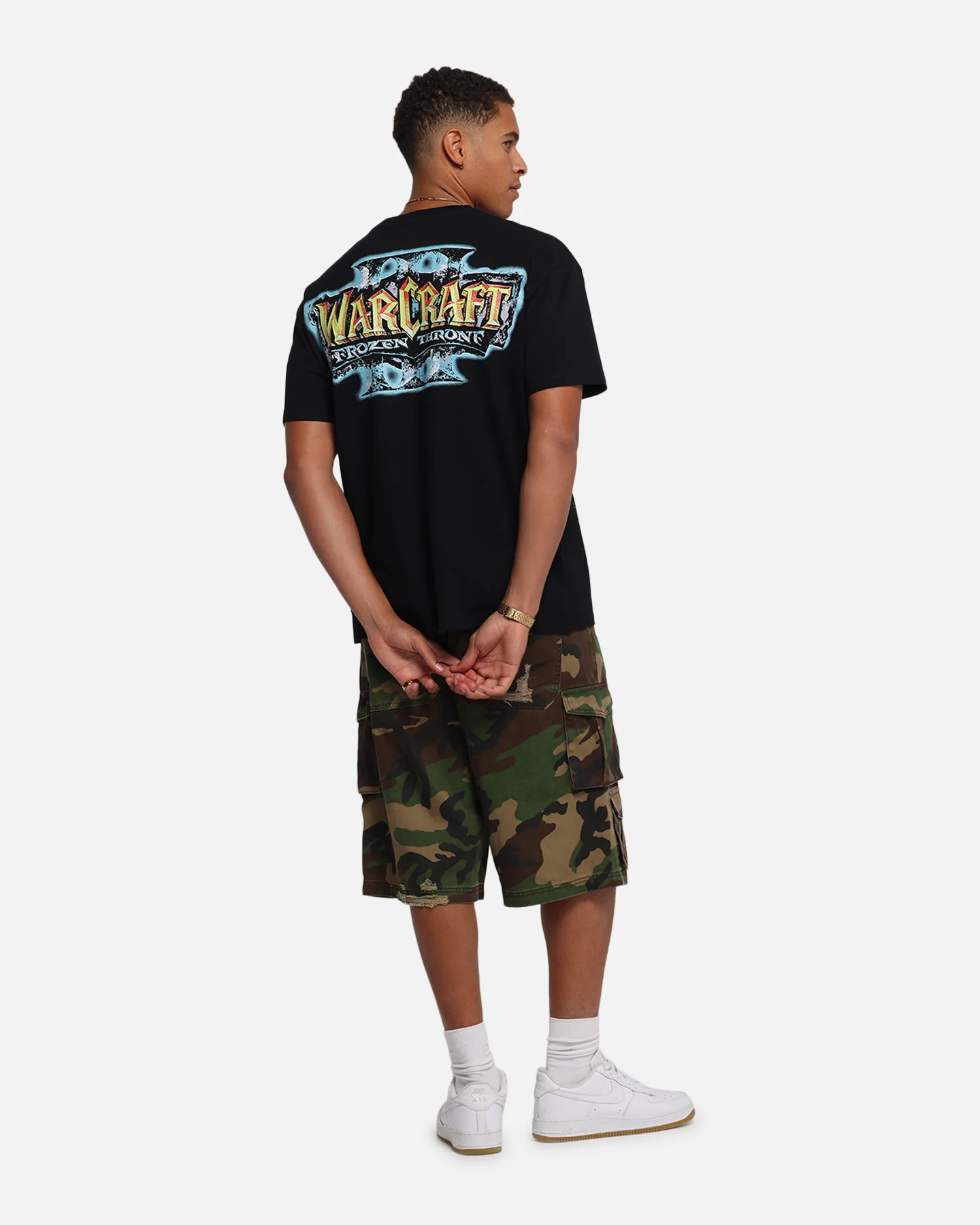 American Thrift X Warcraft III: The Frozen Throne Heavy T-Shirt Black - Image 4