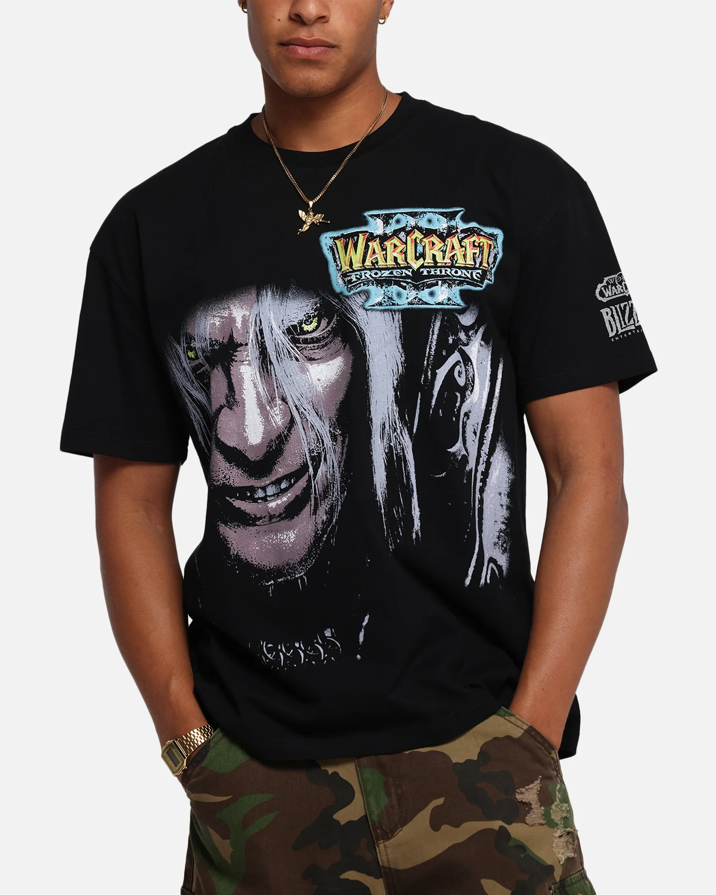 American Thrift X Warcraft III: The Frozen Throne Heavy T-Shirt Black - Image 8