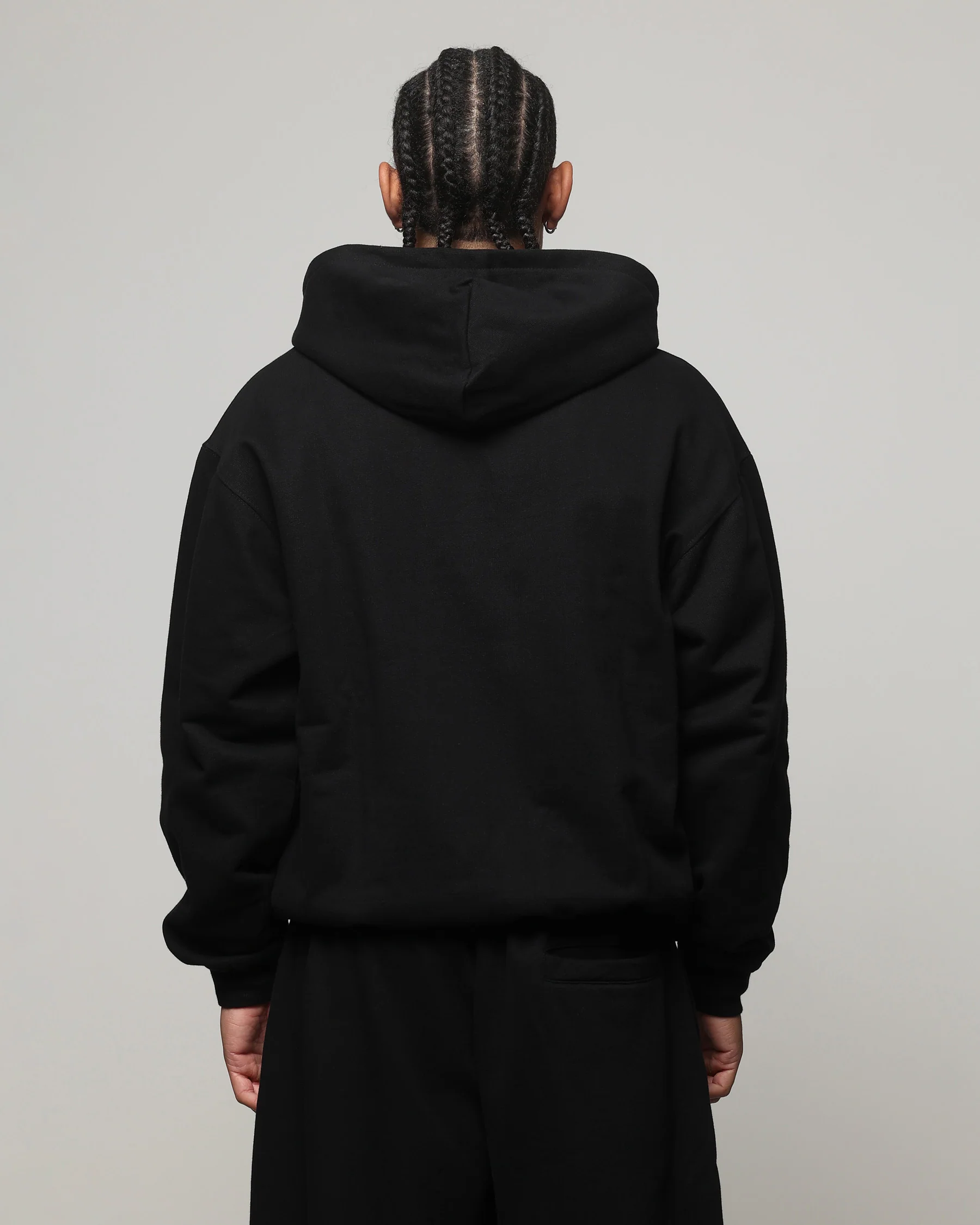 American Thrift Zip Hoodie Black - Image 5