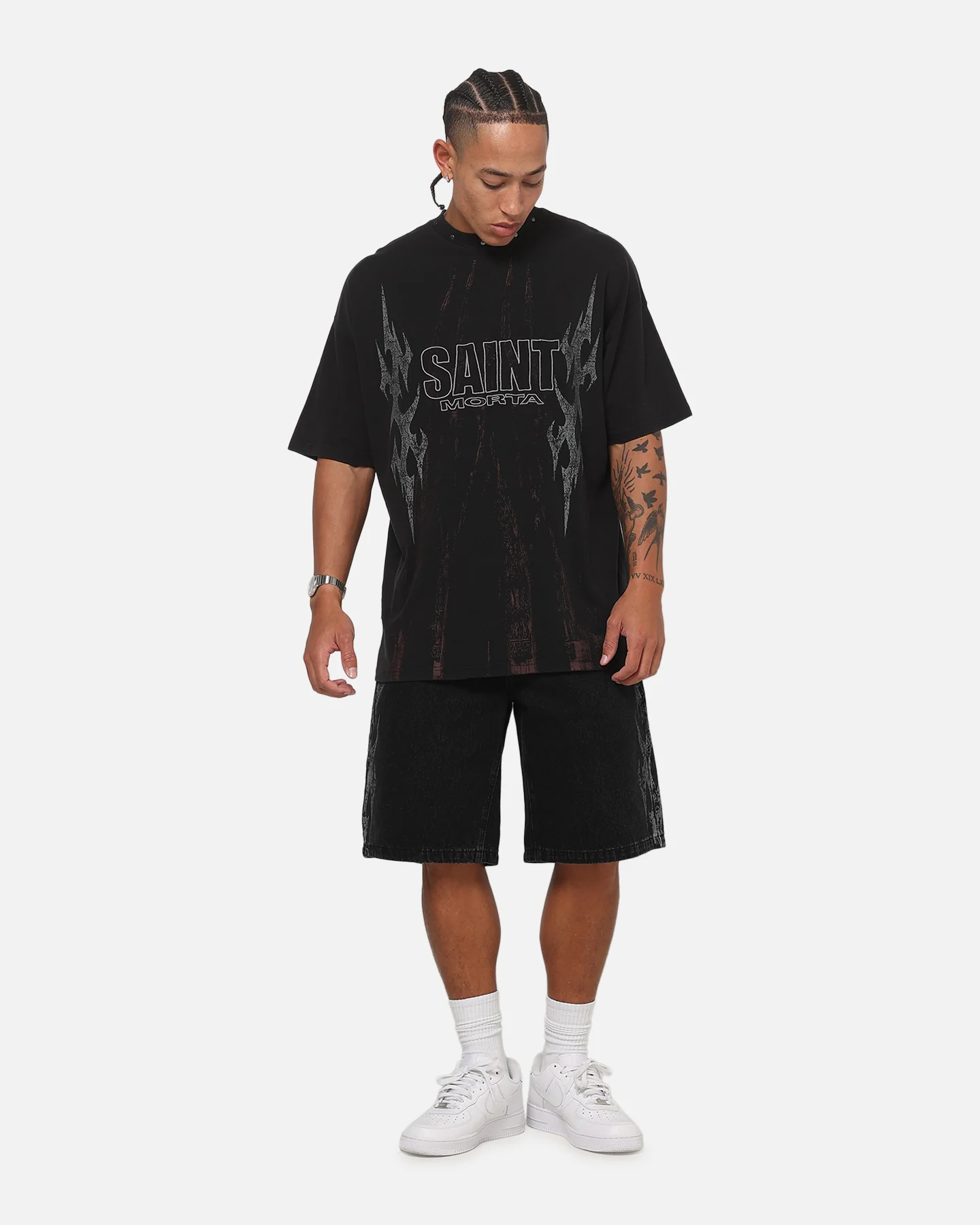 Saint Morta Amplus Tribal Jorts Black Shadow V2 - Image 2