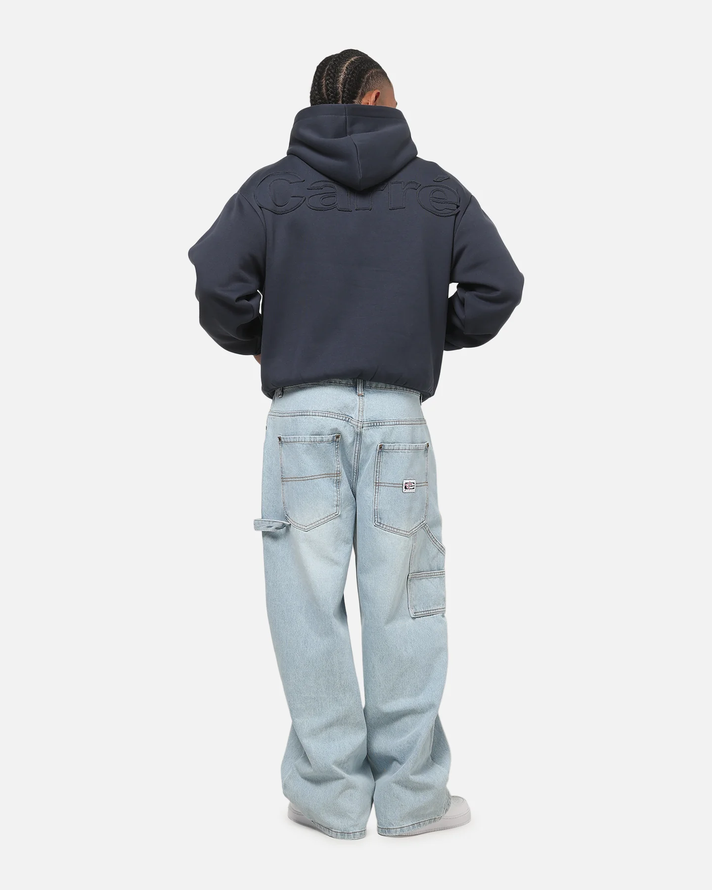 Carre Archive Hoodie Vintage Navy - Image 4