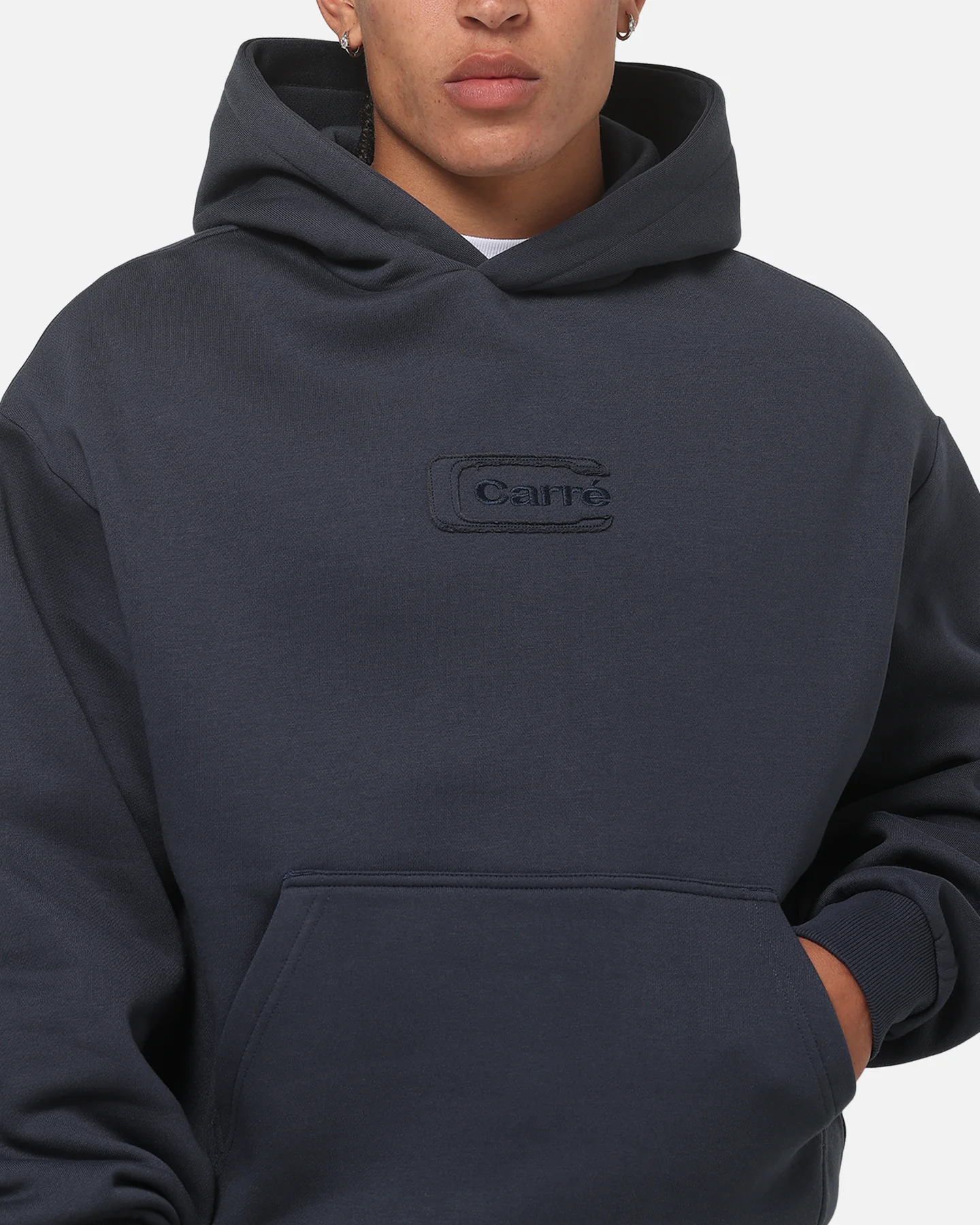 Carre Archive Hoodie Vintage Navy - Image 7
