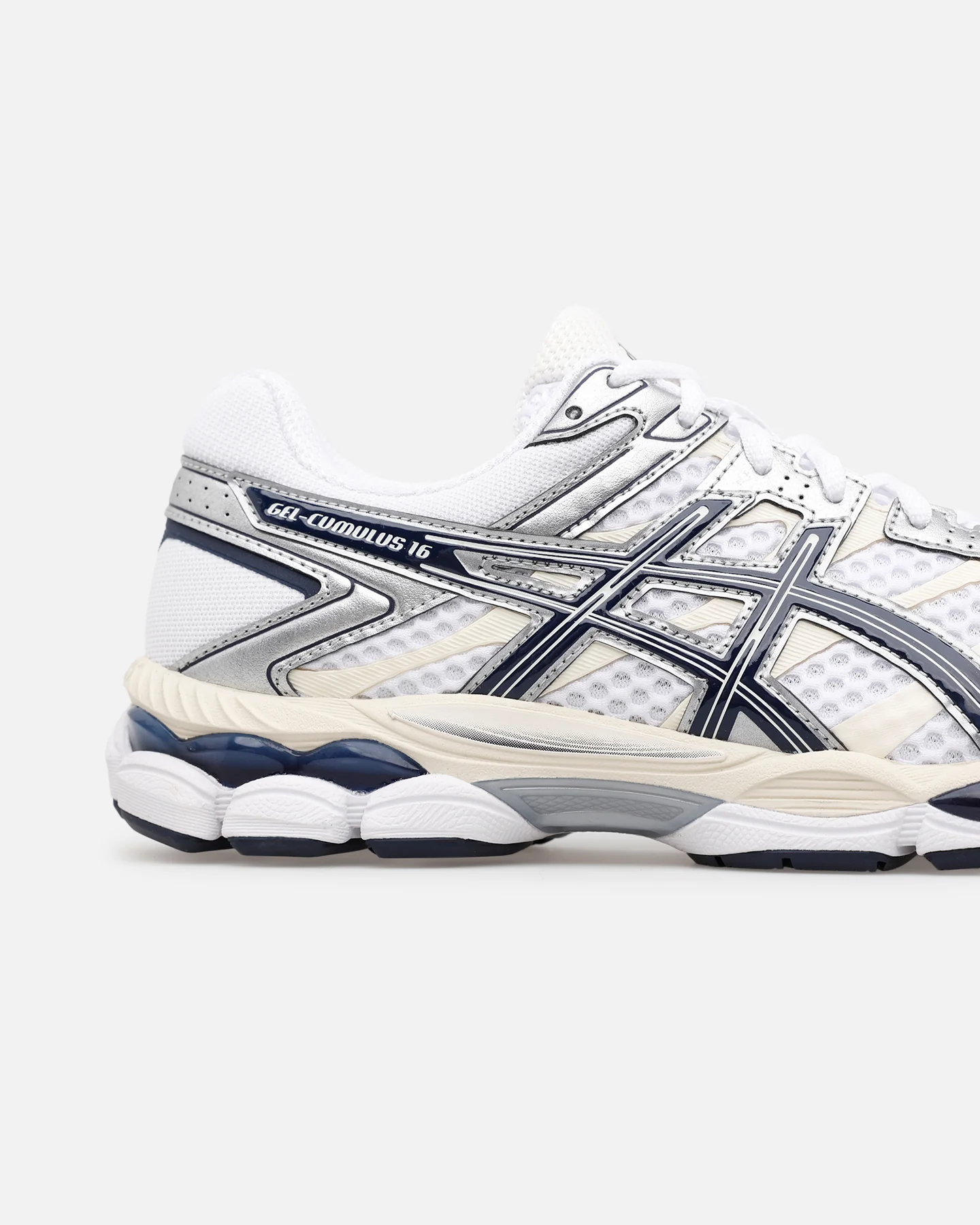 Asics Gel-Cumulus 16 White/Navy - Image 8