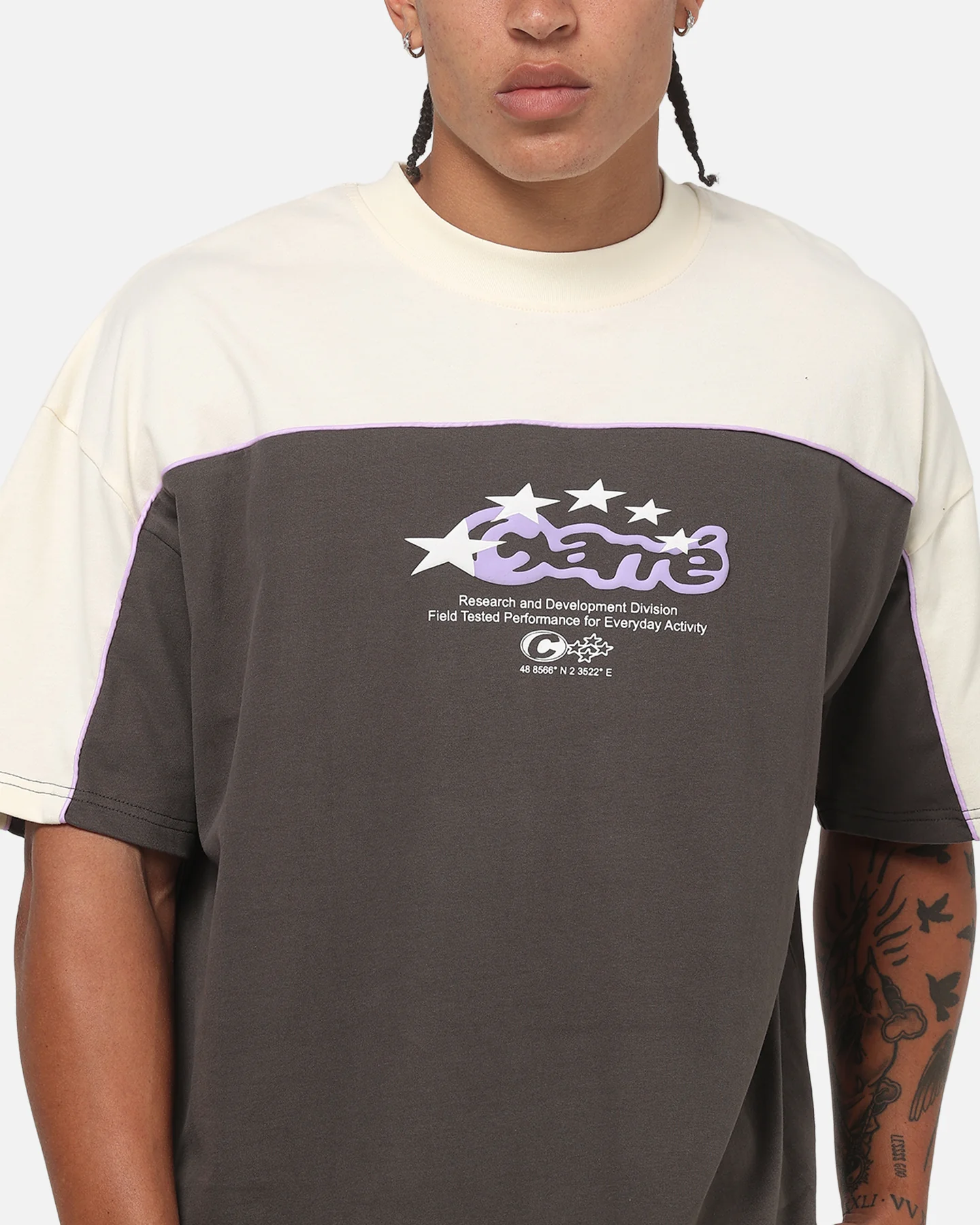 Carre Athletic Crew T-shirt Charcoal - Image 6