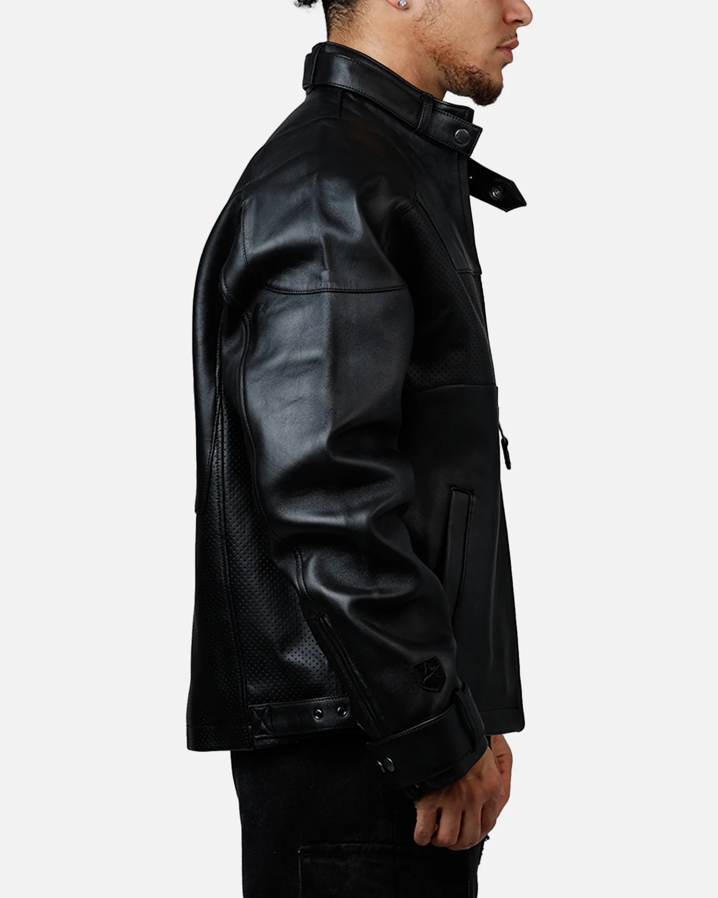 Avirex Black-Out Racing Jacket Black/Black - Image 4