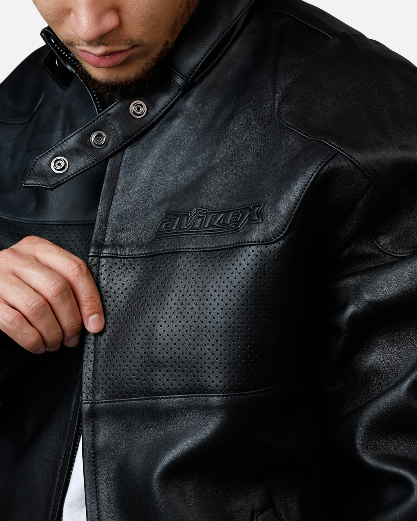 Avirex Black-Out Racing Jacket Black/Black - Image 8