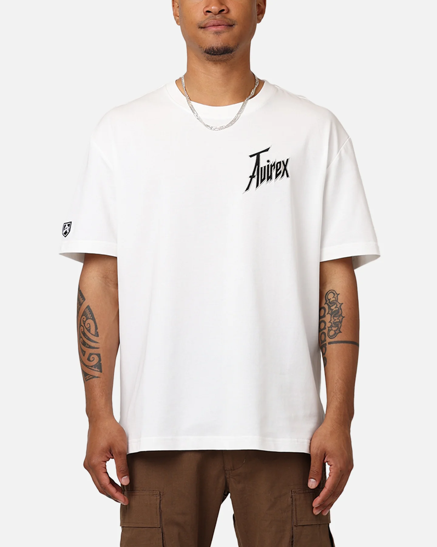 Avirex Dragon T-Shirt Snow White
