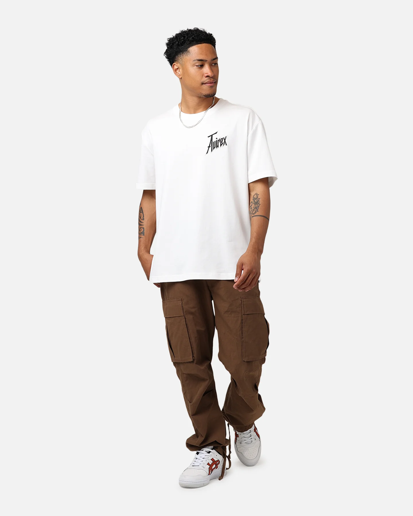 Avirex Dragon T-Shirt Snow White - Image 6