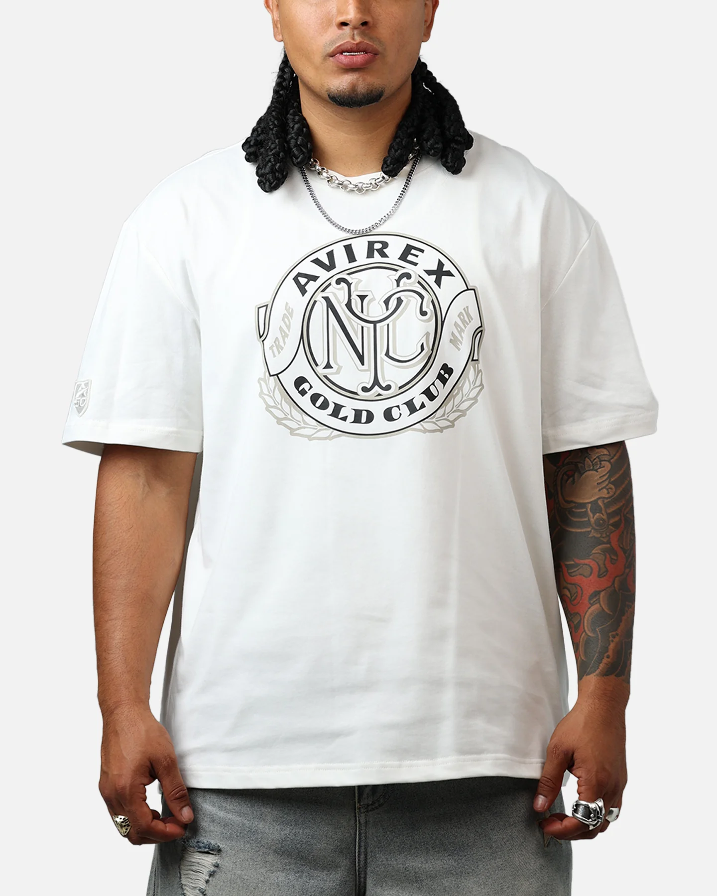 Avirex Gold Club T-Shirt Birch