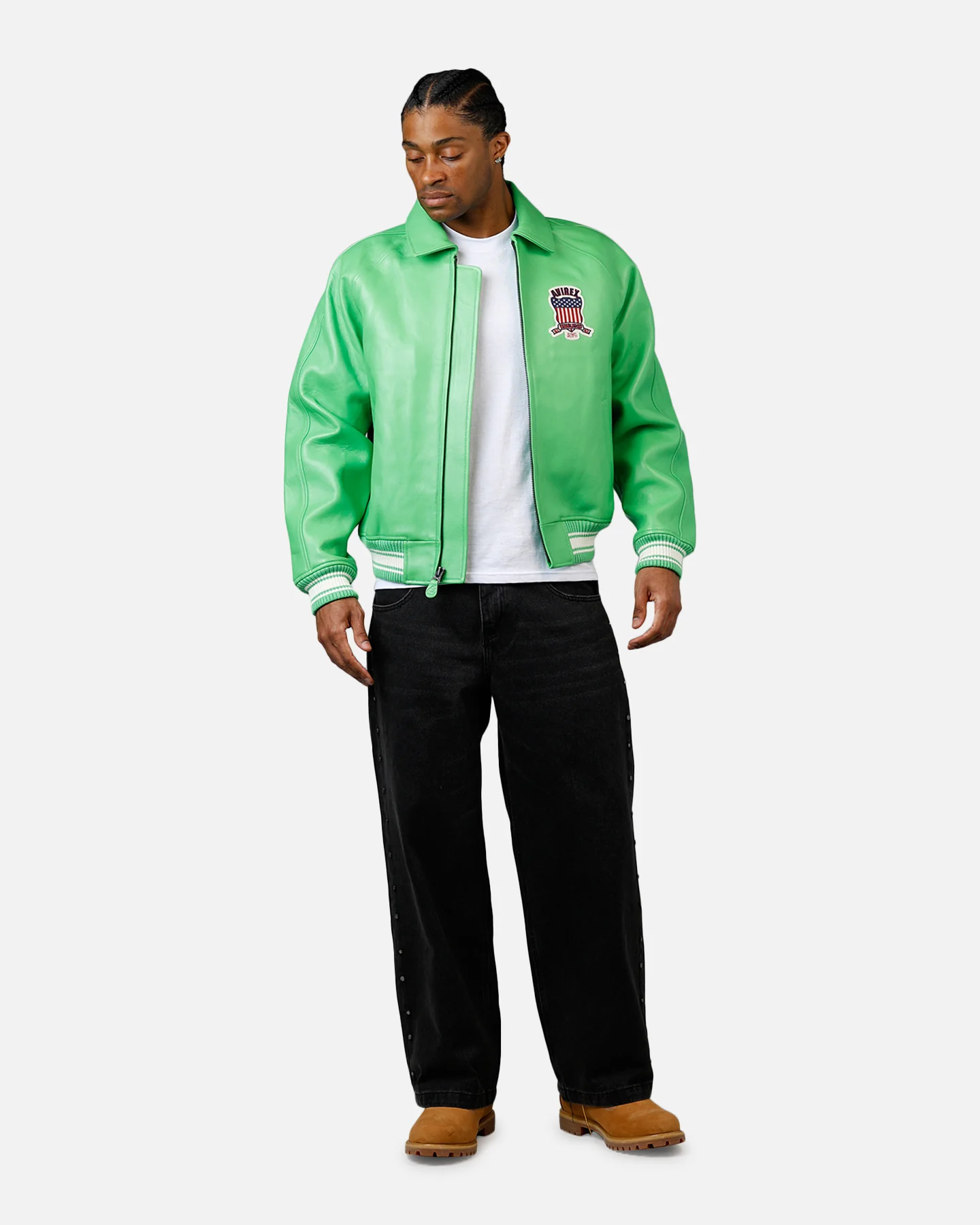 Avirex Icon Jacket Lime - Image 3