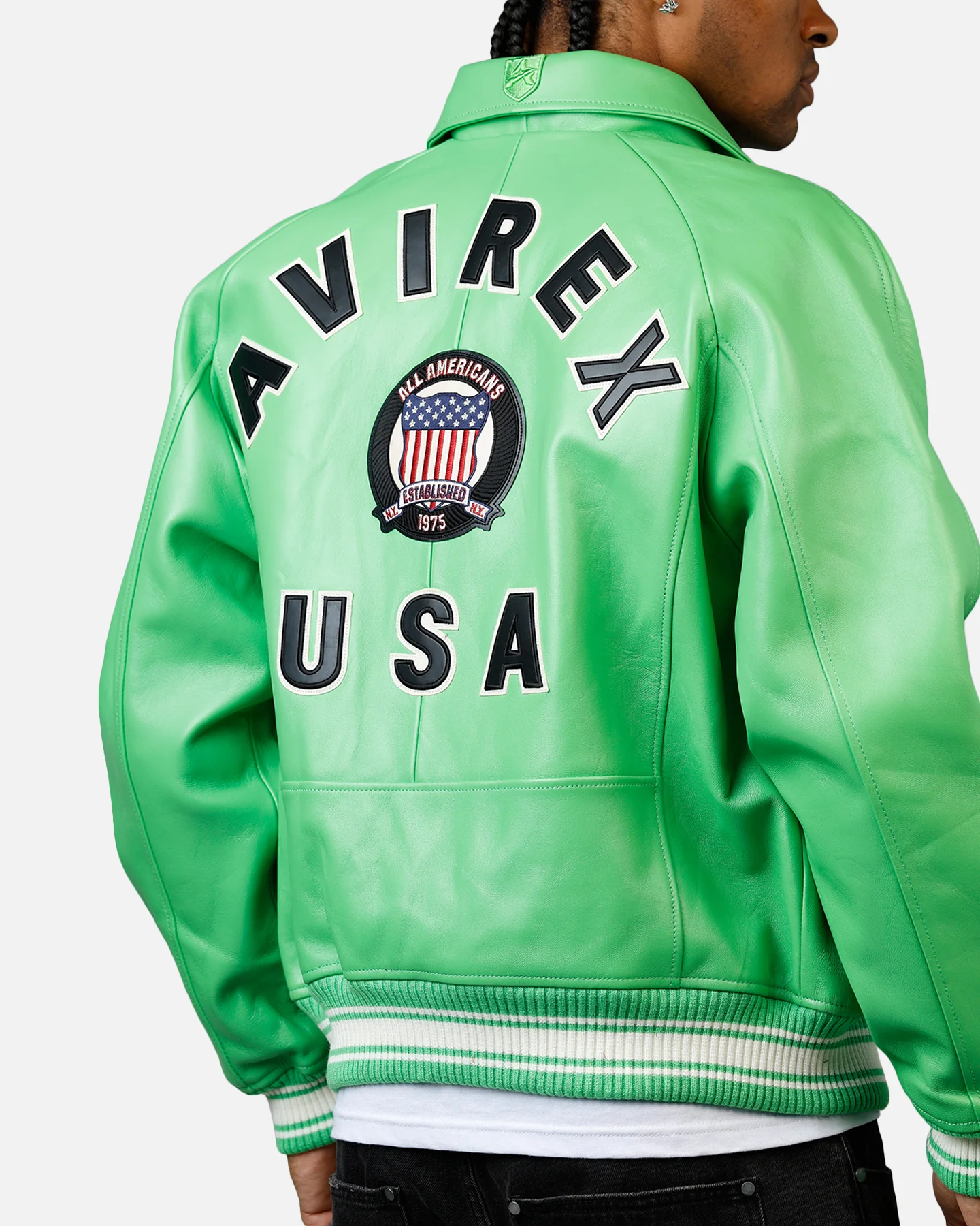 Avirex Icon Jacket Lime - Image 7