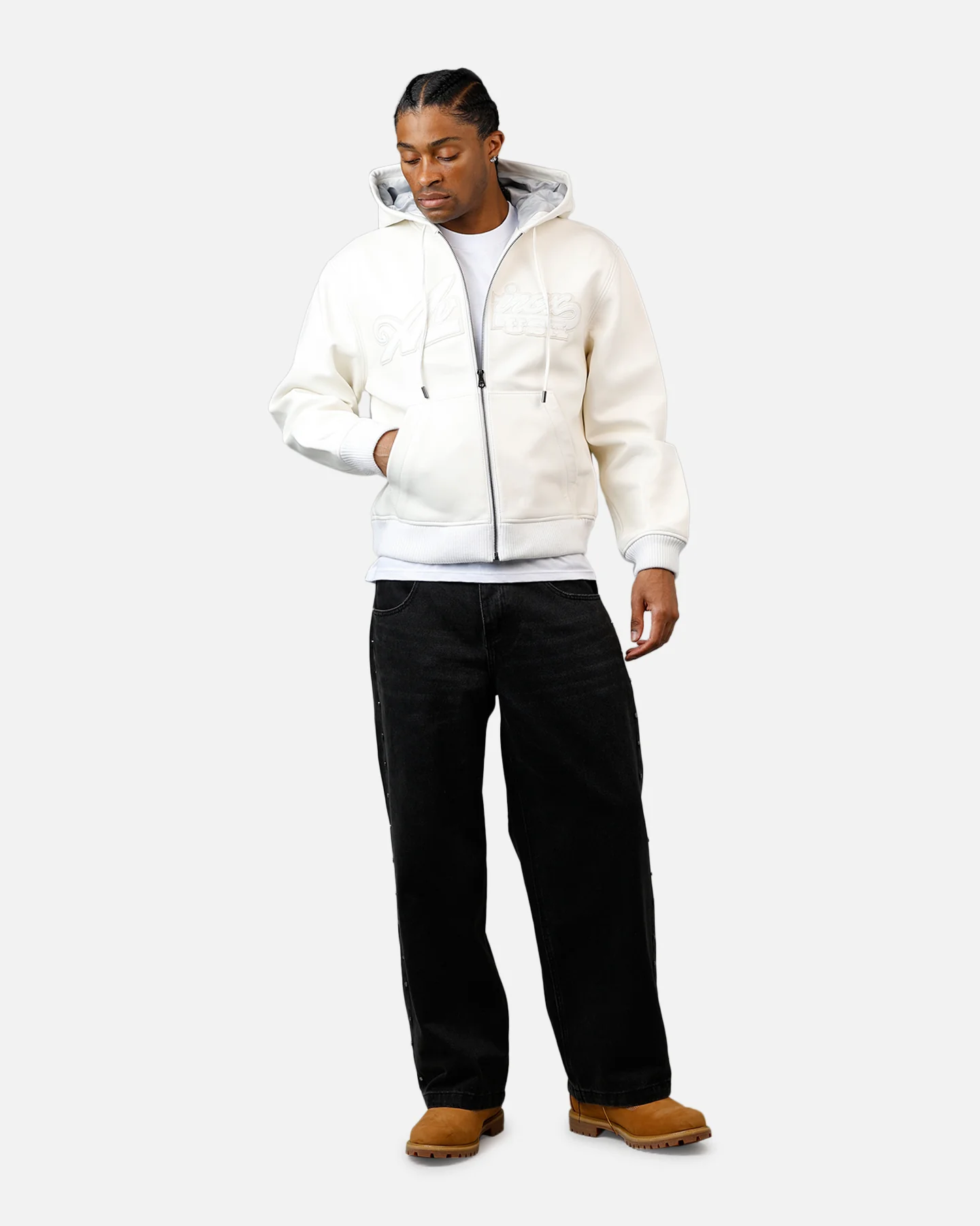 Avirex Napa Hoodie White - Image 3
