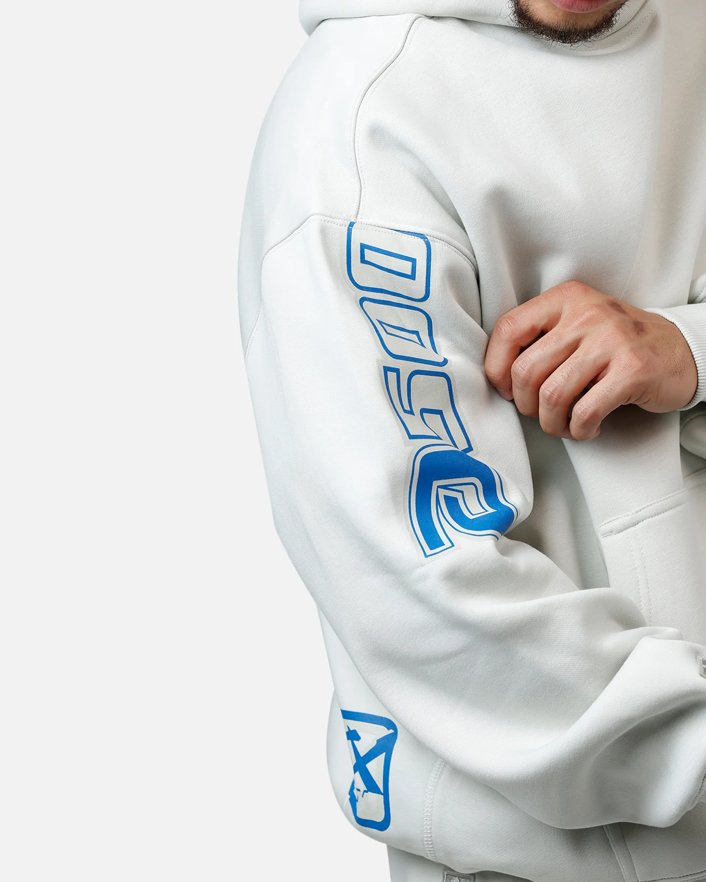Avirex Spider Racer Hoodie Grey - Image 7