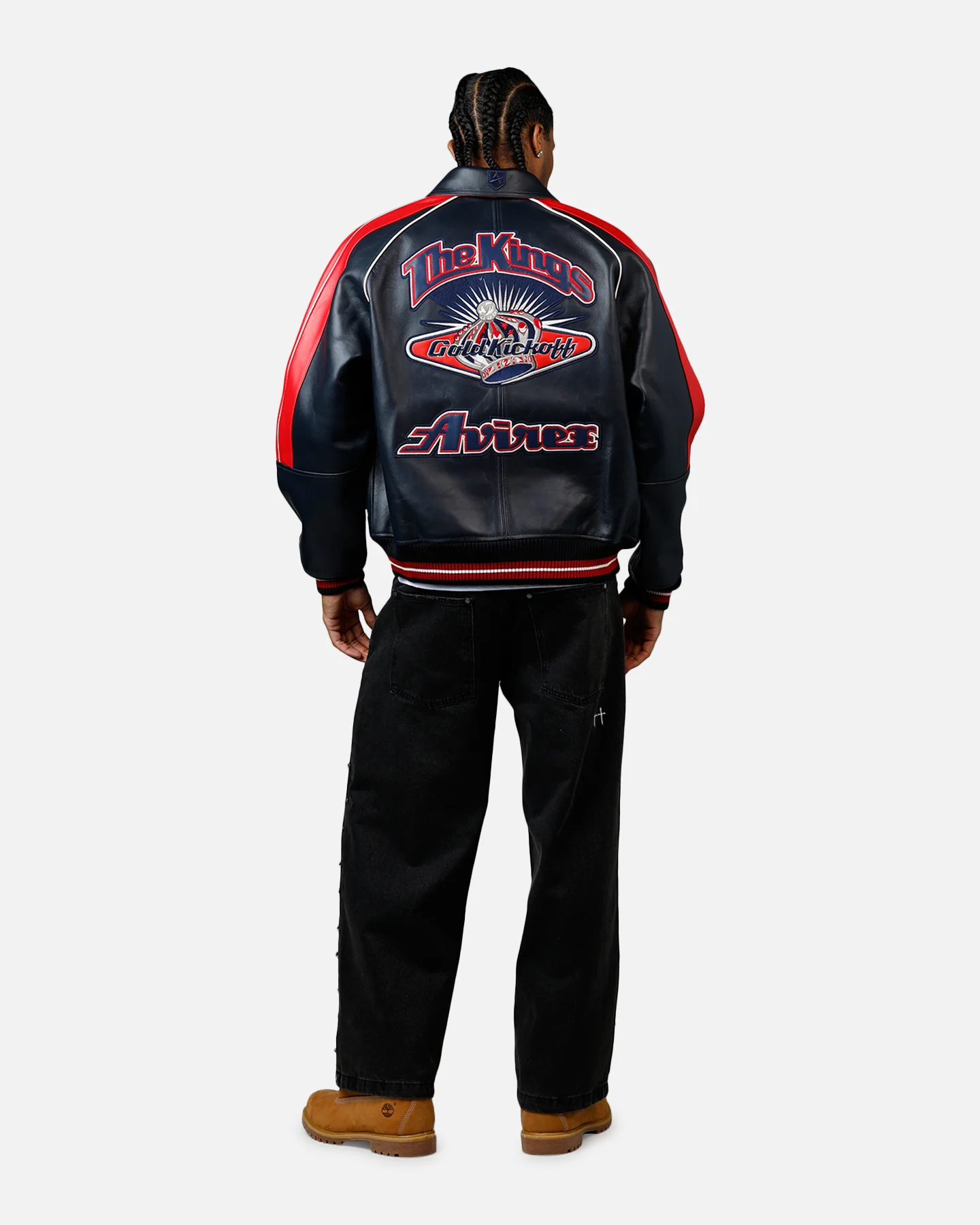 Avirex The Kings Jacket Navy/Red - Image 6
