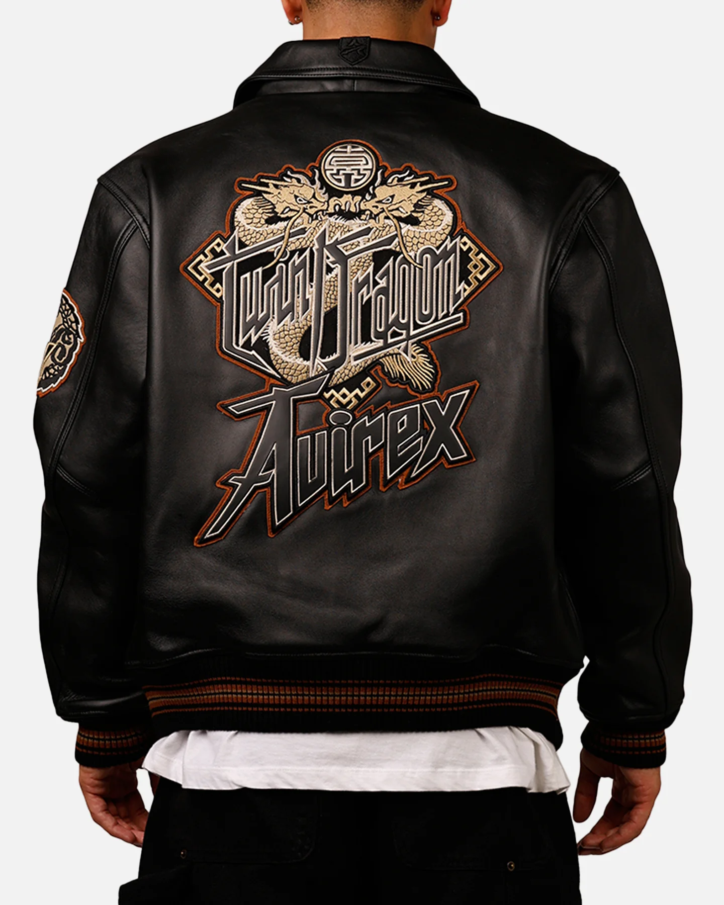 Avirex Twin Dragon Jacket Black
