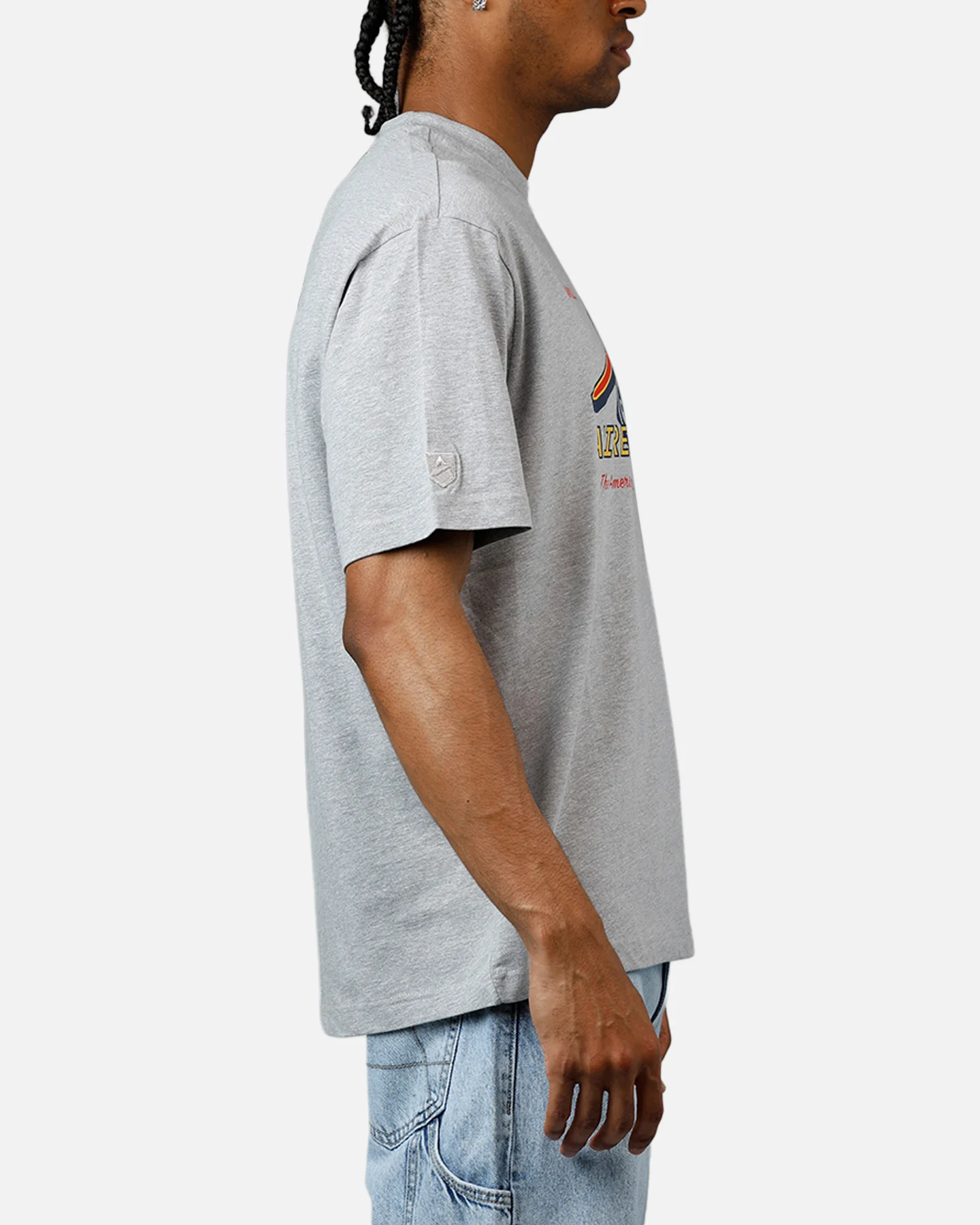 Avirex University T-Shirt Heather Grey - Image 4