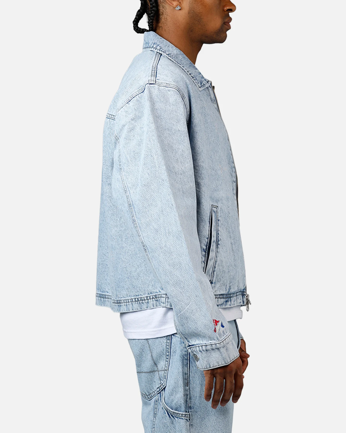 Avirex Utility Jacket Medium Indigo - Image 4