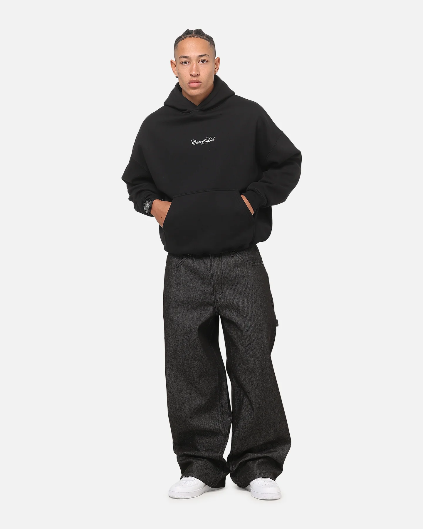 Carre Baggy Carpenter Jeans Raw Black - Image 2