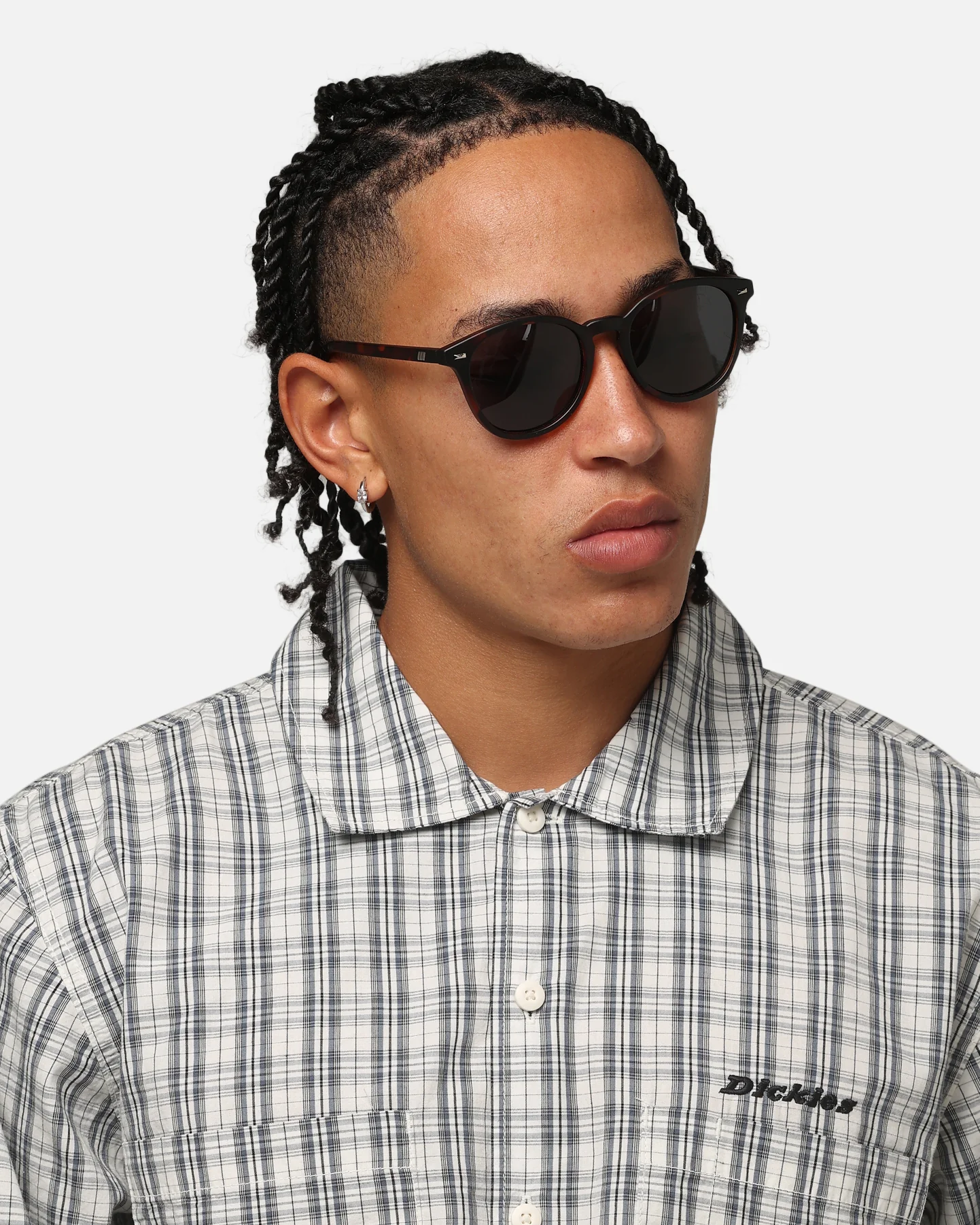 Le Specs Bandwagon Sunglasses Matte Tort/Smoke - Image 4