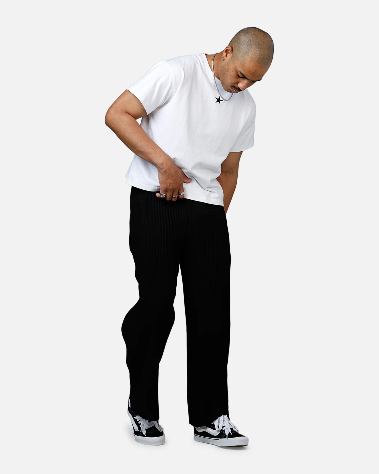Banx Signature Pleated Pants Black - Image 2