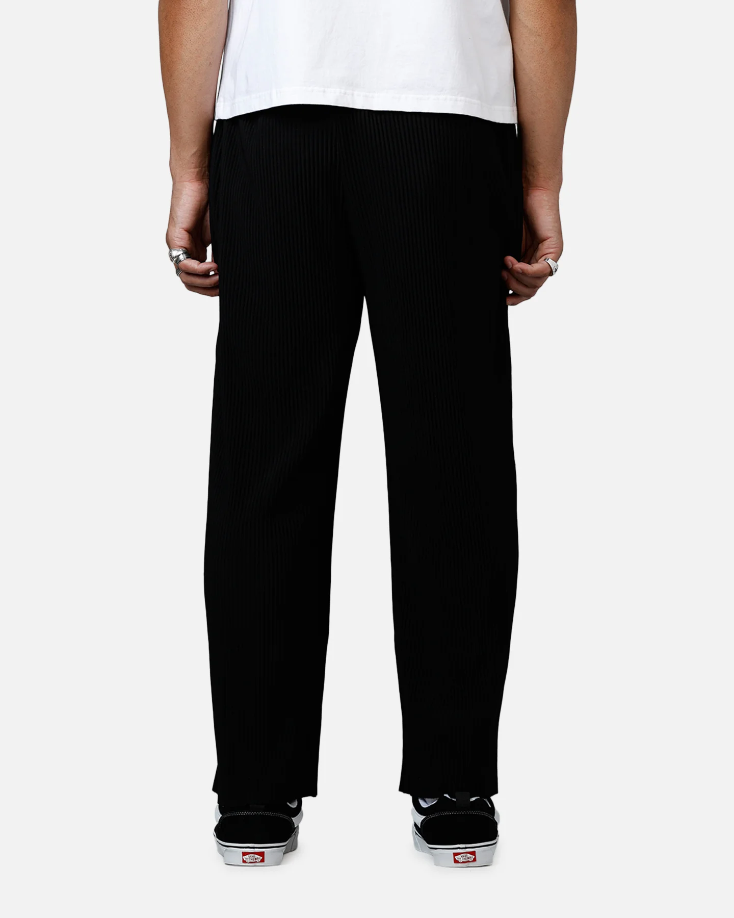 Banx Signature Pleated Pants Black - Image 5