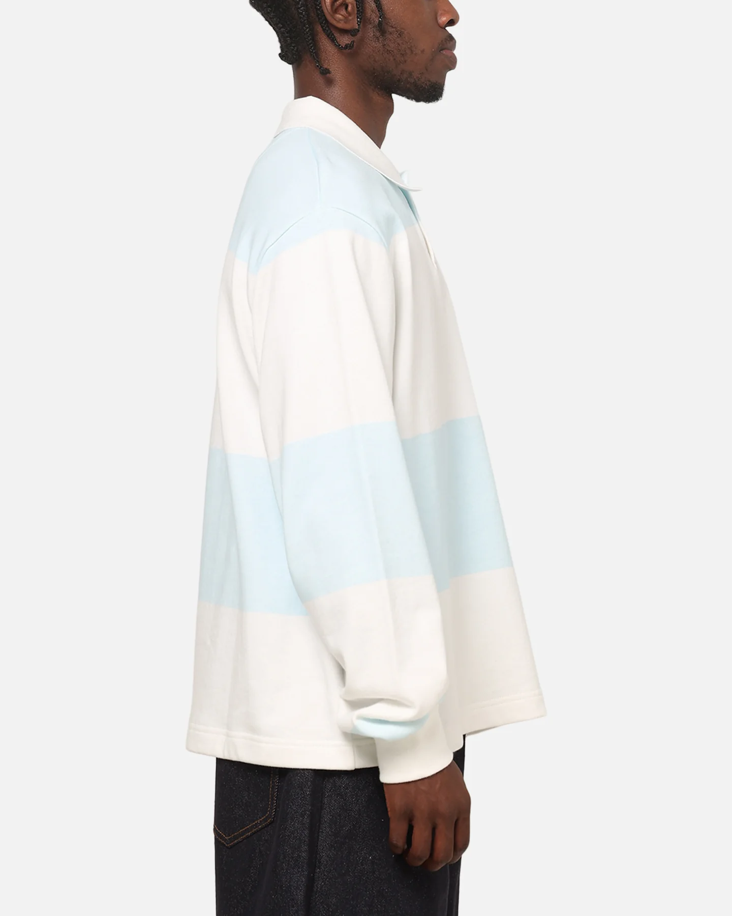 Carre Baseline Rugby Shirt Blue Stripe - Image 4