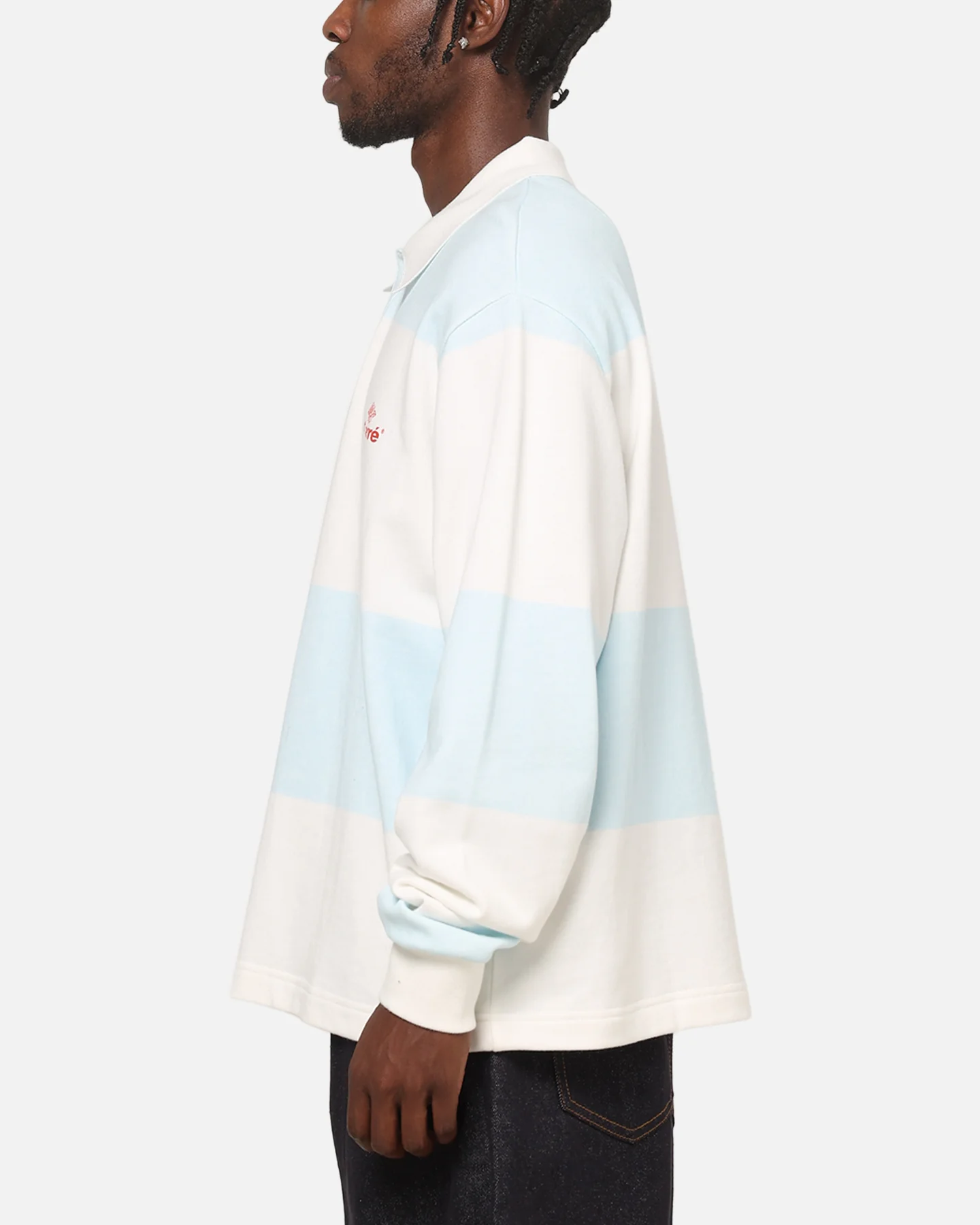 Carre Baseline Rugby Shirt Blue Stripe - Image 5