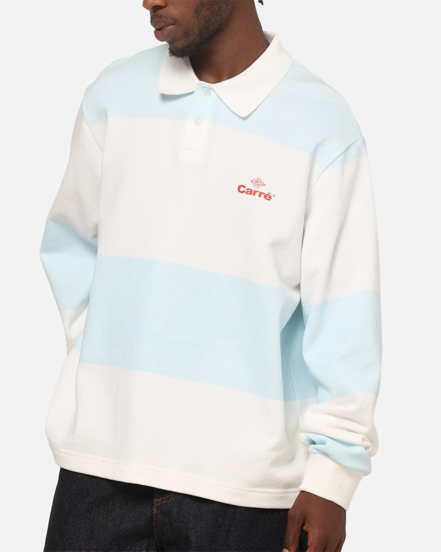 Carre Baseline Rugby Shirt Blue Stripe - Image 6