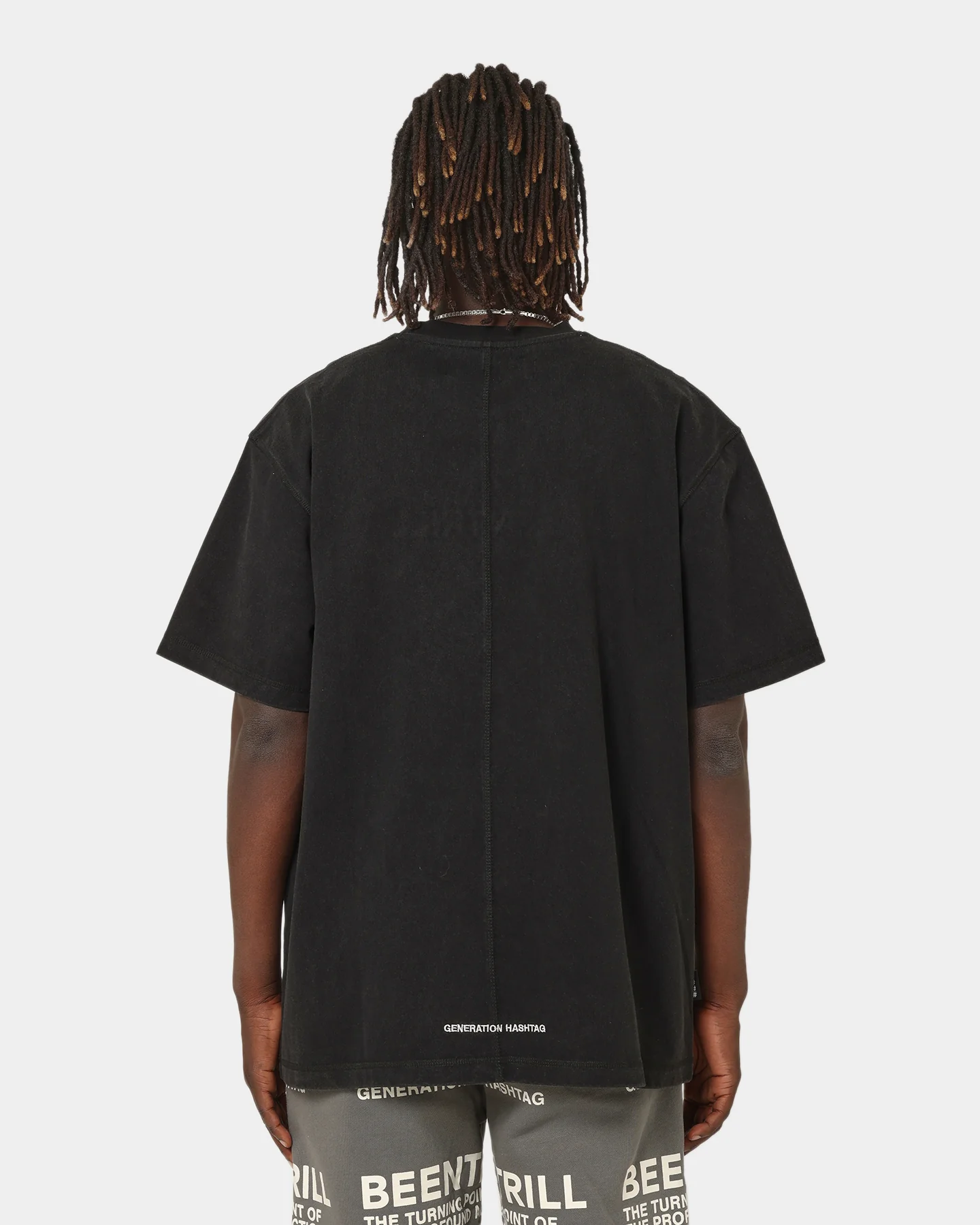 BEENTRILL Tonal T-Shirt Black - Image 4