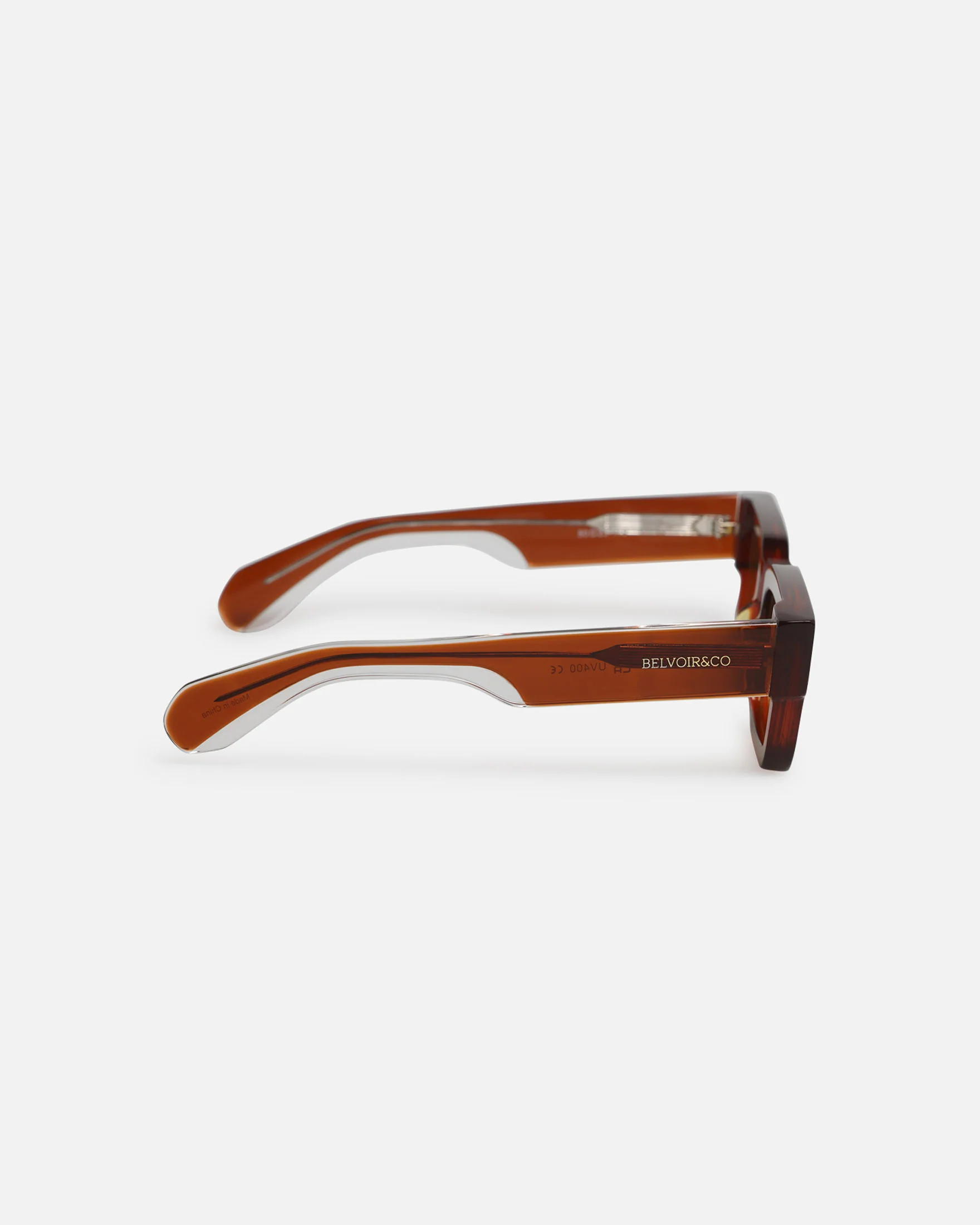 Belvior & Co Arlo Sunglasses Tan/Yellow - Image 3