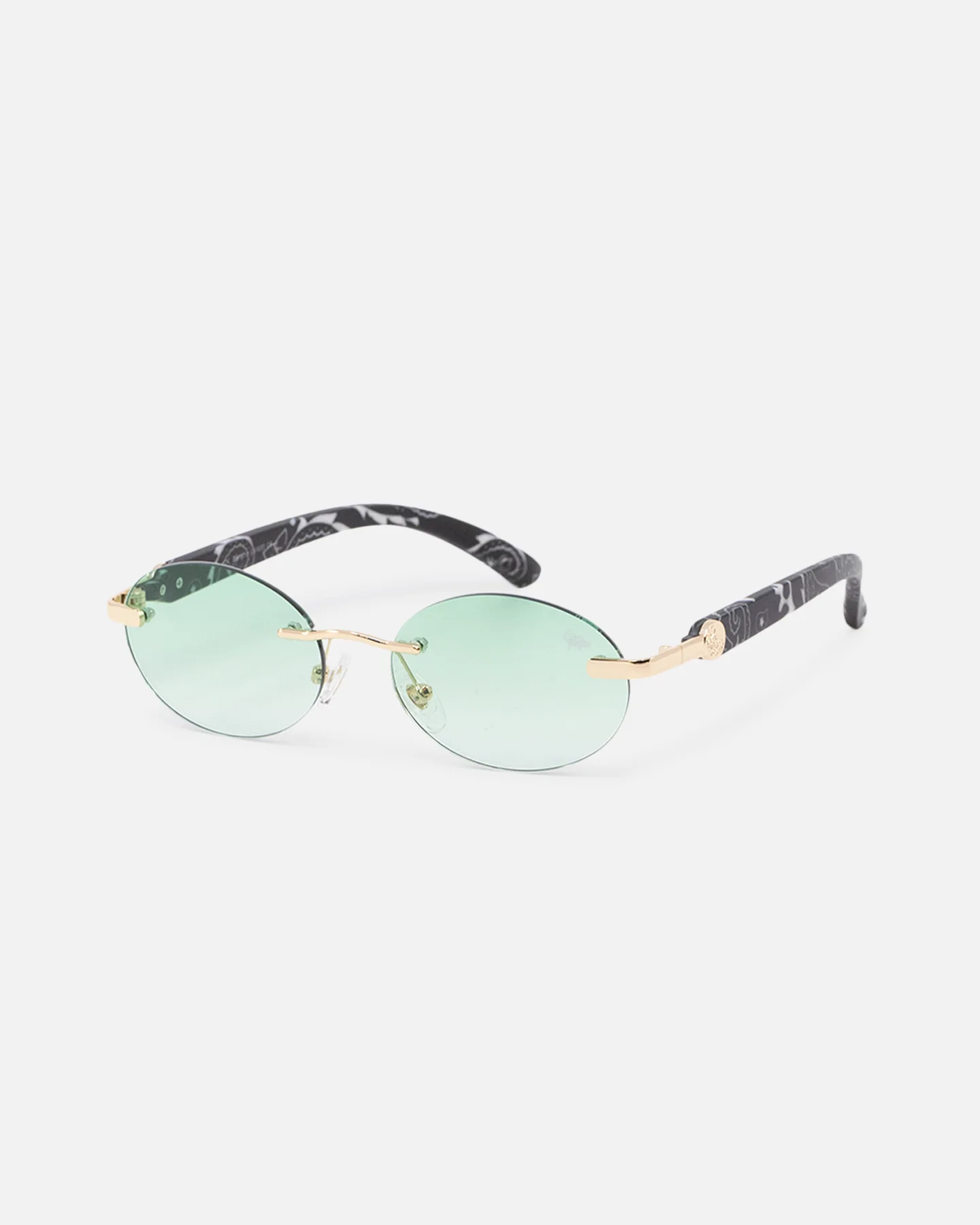 Belvoir & Co X Culture Kings Sancho Sunglasses Green/Gold/Black - Image 2