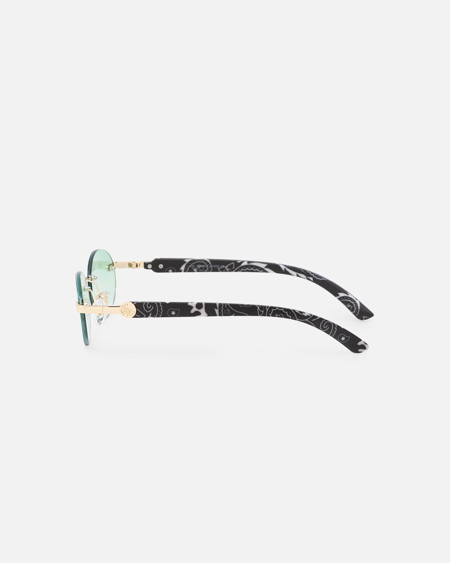 Belvoir & Co X Culture Kings Sancho Sunglasses Green/Gold/Black - Image 5