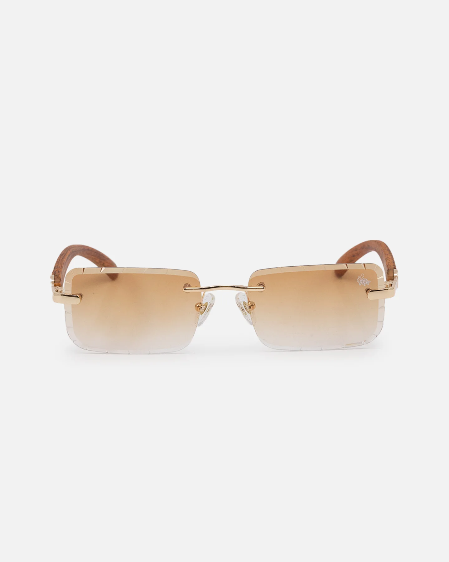 Belvoir & Co Diamond Cut Hampton Sunglasses Wood/Tea - Image 3