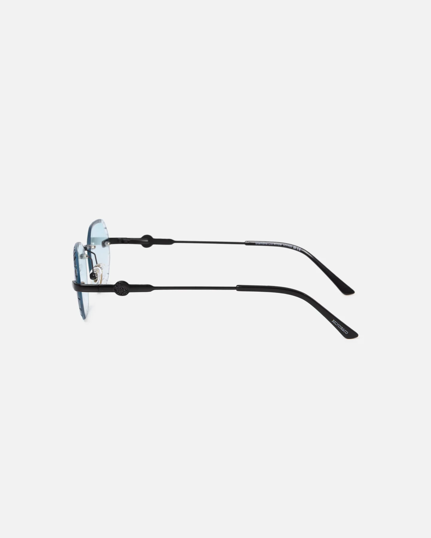 Belvoir & Co Willow Diamond Cut Sunglasses Tiffany - Image 4