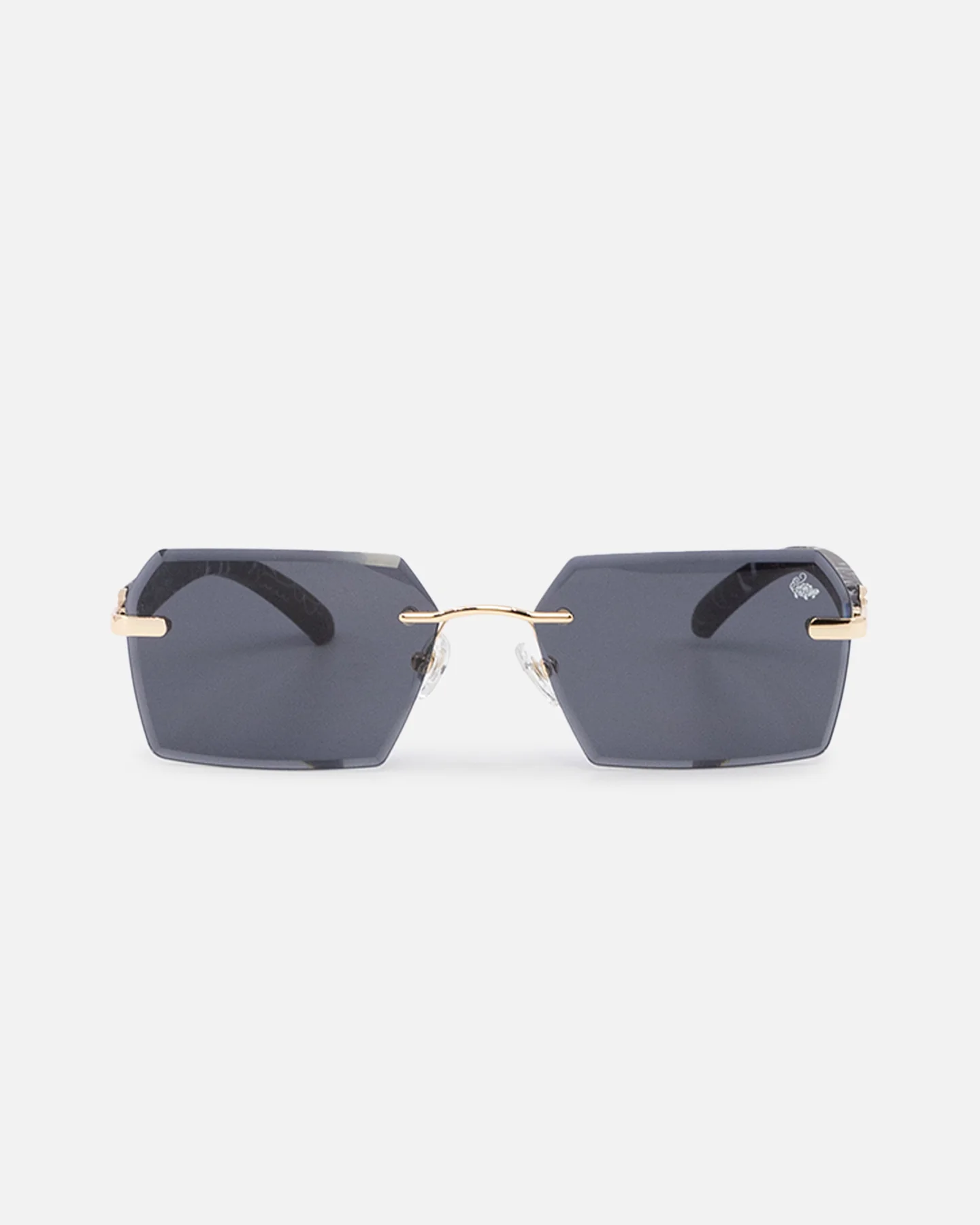 Belvoir & Co X Culture Kings Kennedy Sunglasses Black/Gold/Black - Image 4
