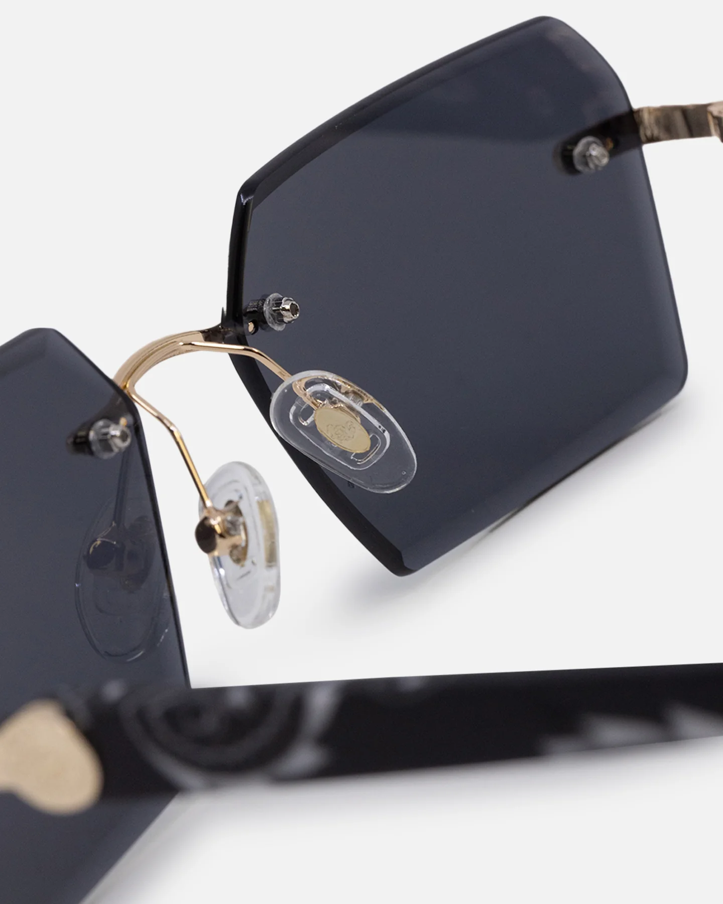 Belvoir & Co X Culture Kings Kennedy Sunglasses Black/Gold/Black - Image 7