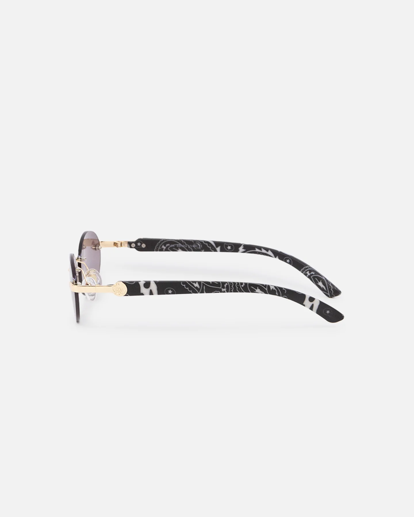 Belvoir & Co X Culture Kings Sancho Sunglasses Smoke/Gold/Black - Image 5