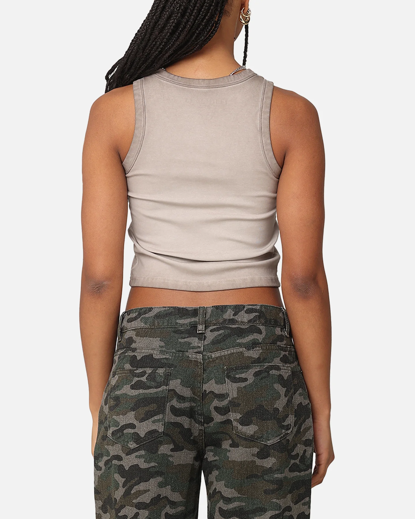 Betty Boop Women's Cowgirl Sunfade Tank Washed Brown - Image 3
