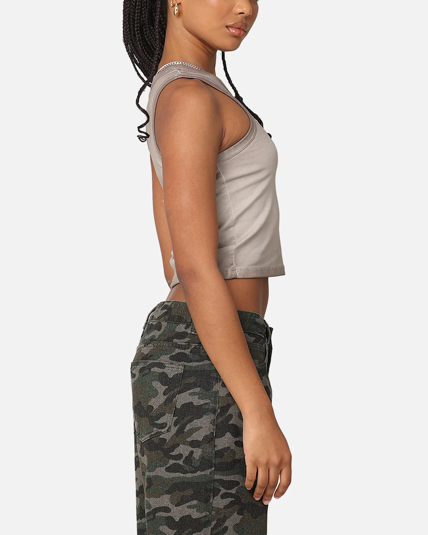 Betty Boop Women's Cowgirl Sunfade Tank Washed Brown - Image 4