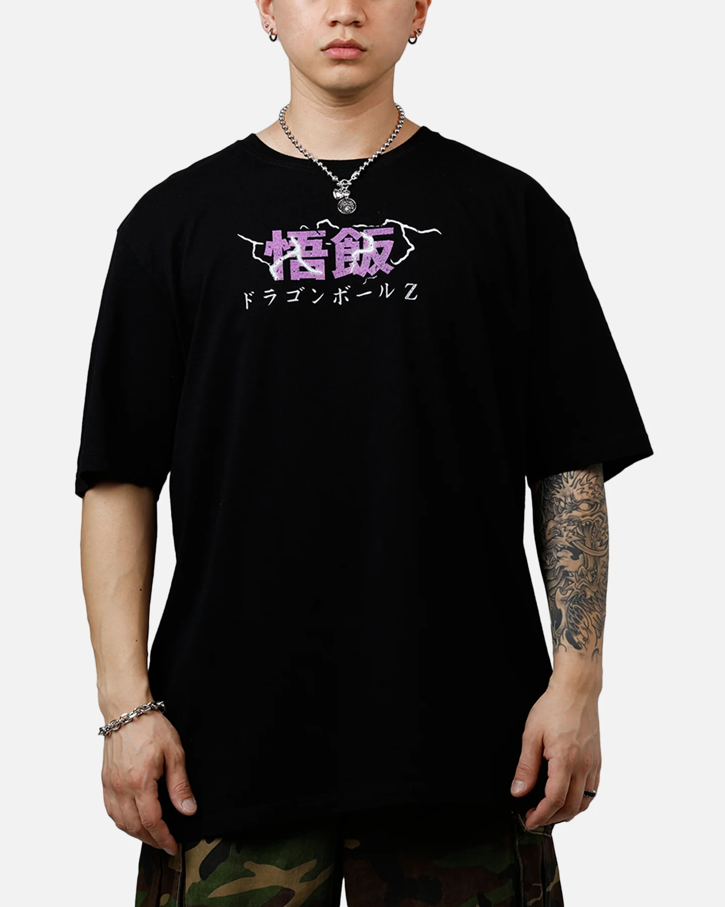 Bioworld Dragon Ball Z Cell Games Saga Gohan T-Shirt Black - Image 2