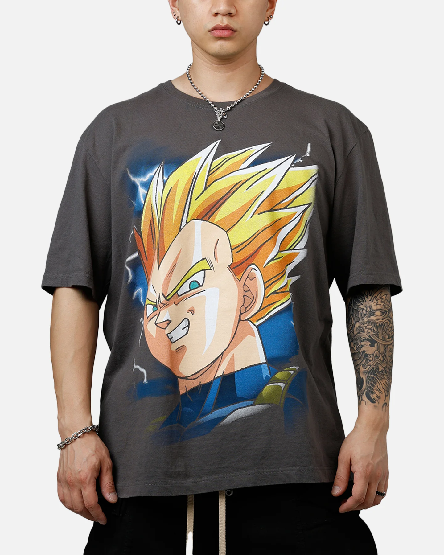 Bioworld Dragon Ball Z Cell Games Saga Vegeta T-Shirt Pepper - Image 2