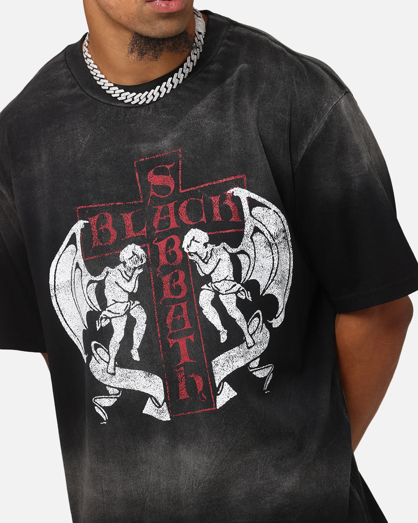 Black Sabbath Sabbath Vintage T-Shirt Washed Black - Image 6