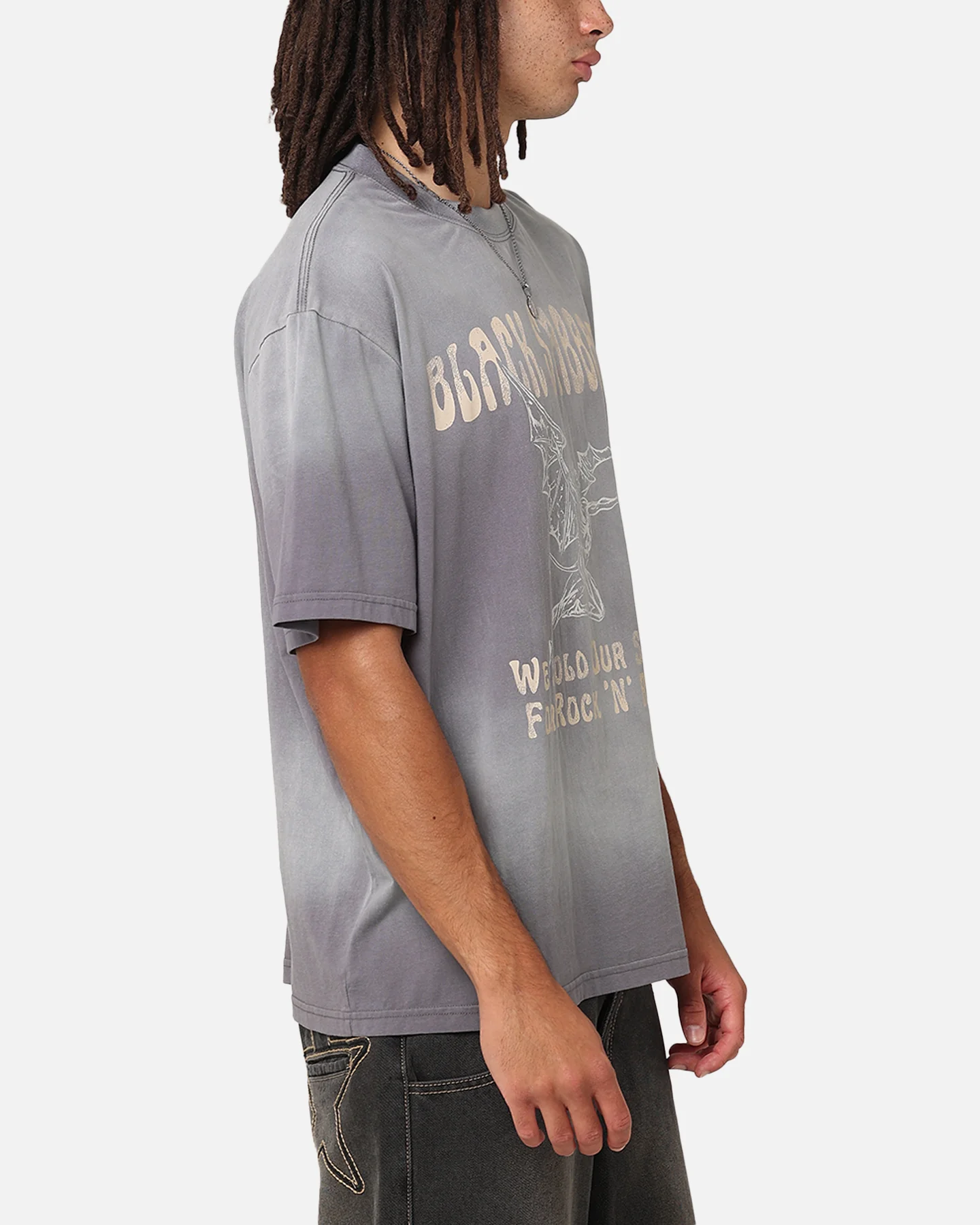 Black Sabbath Sold Our Soul T-Shirt Sun Washed Blue - Image 5